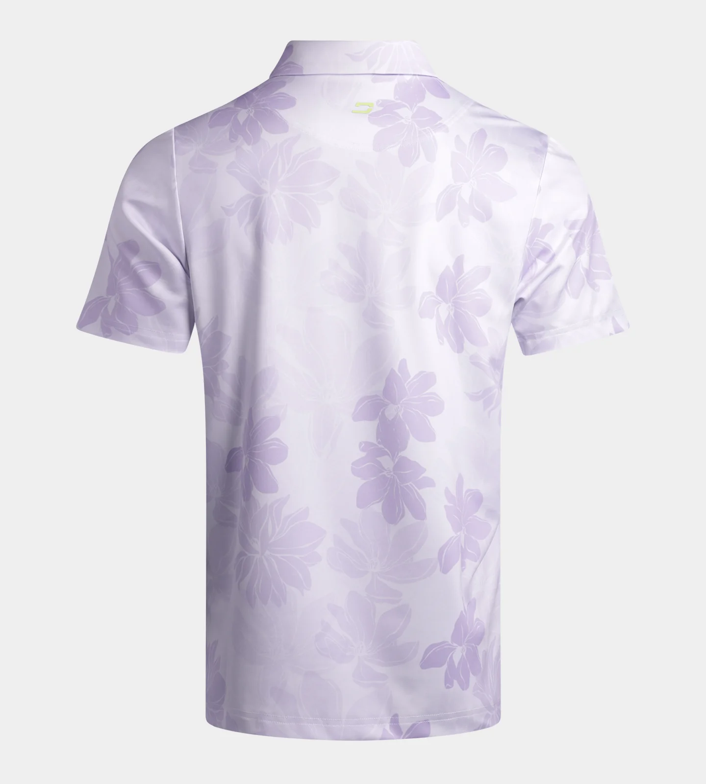 ABSTRACT FLOWER POLO - PURPLE - Image 3