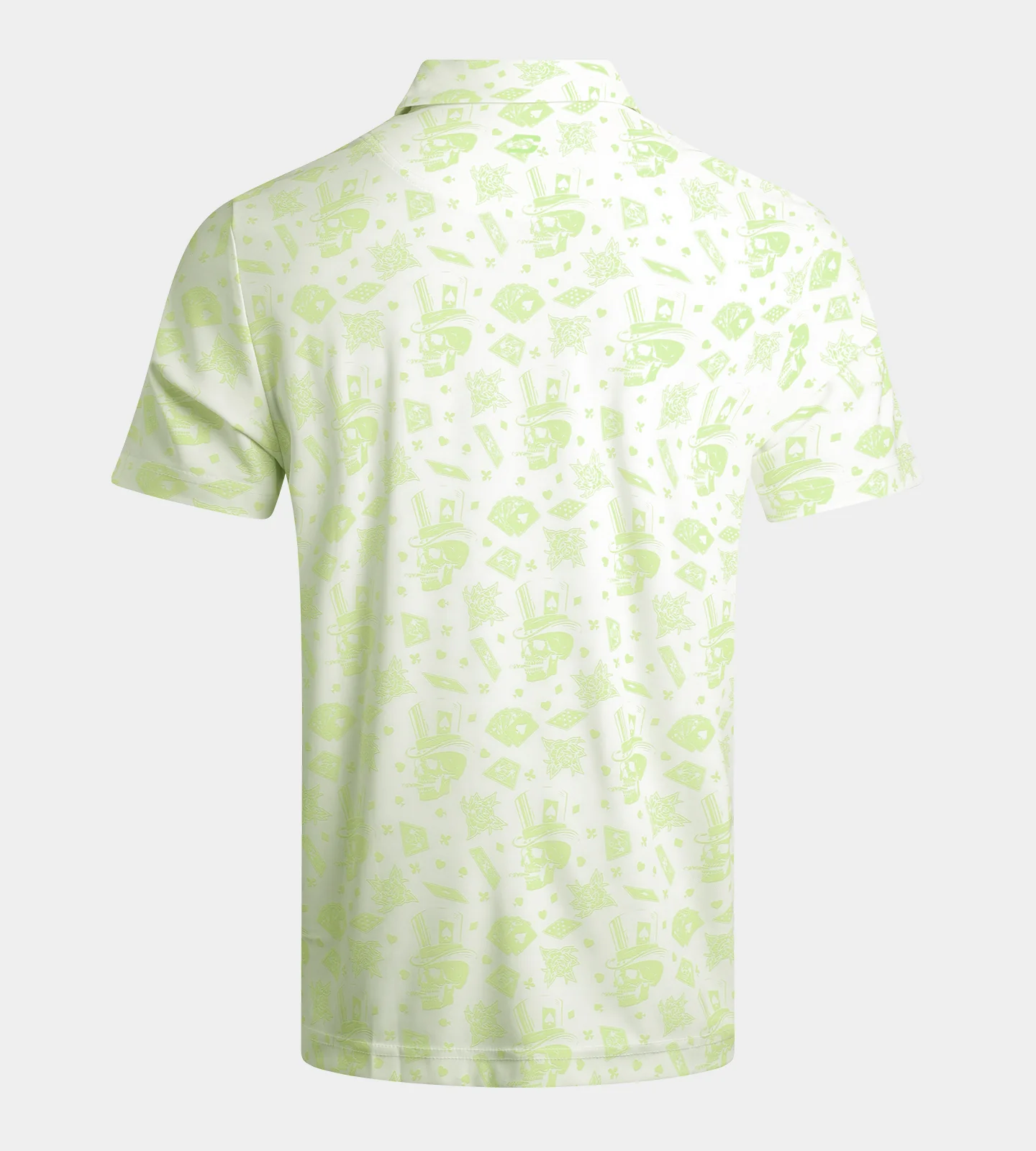 BLACKJACK POLO - WHITE / LIME - Image 3