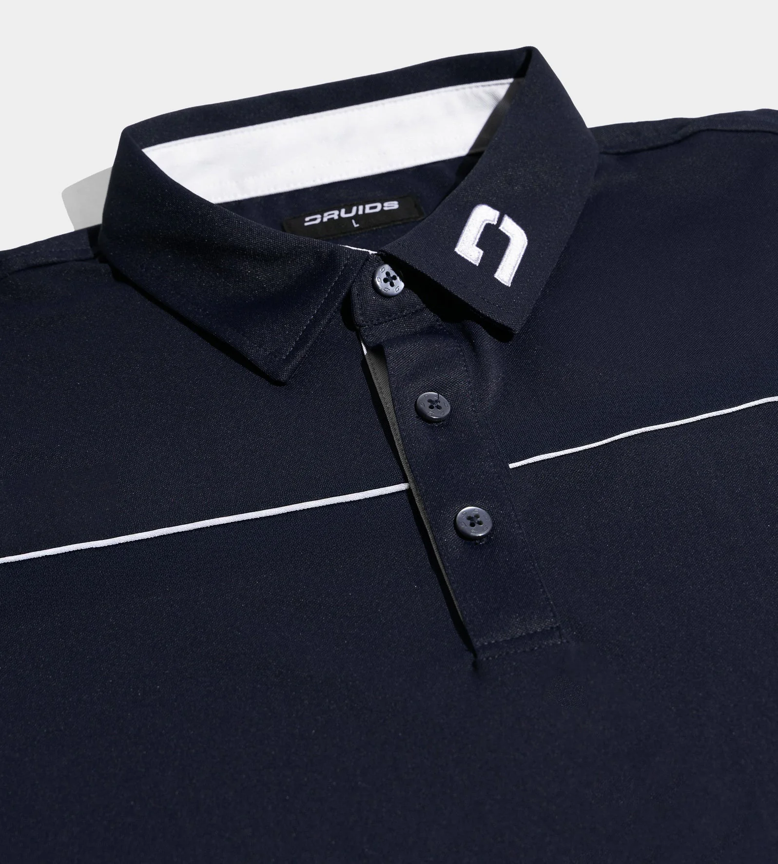 BLOCK PIQUE POLO - NAVY - Image 3