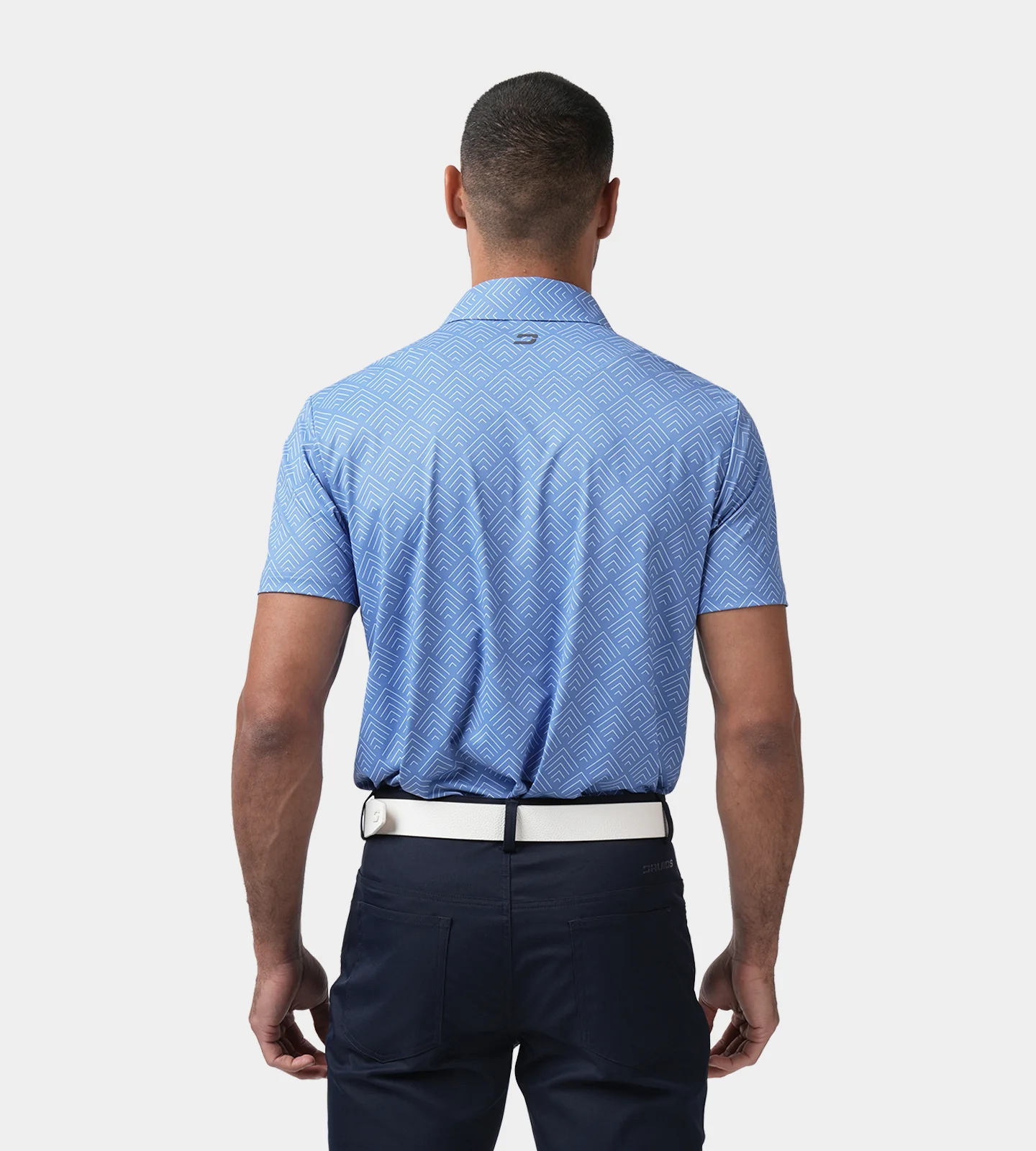 CHEVRON POLO - DENIM - Image 4