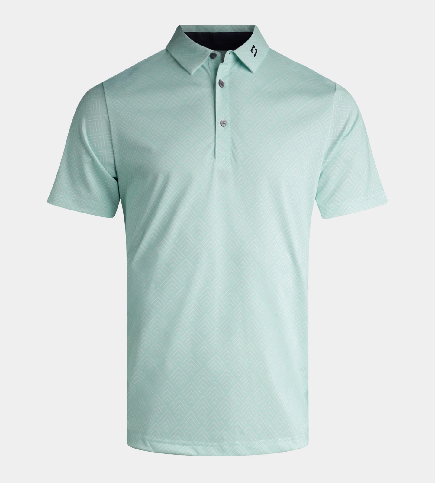 CHEVRON POLO - MINT