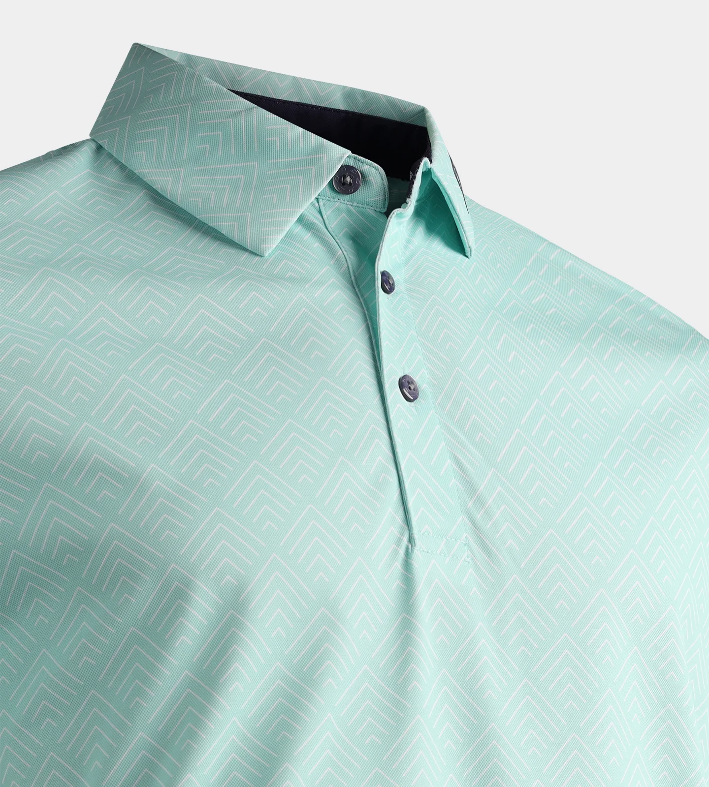 CHEVRON POLO - MINT - Image 5