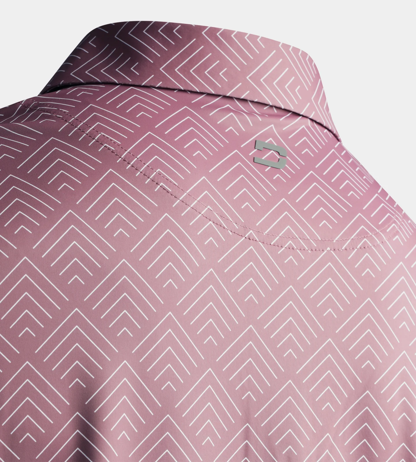 CHEVRON POLO - MULBERRY - Image 6