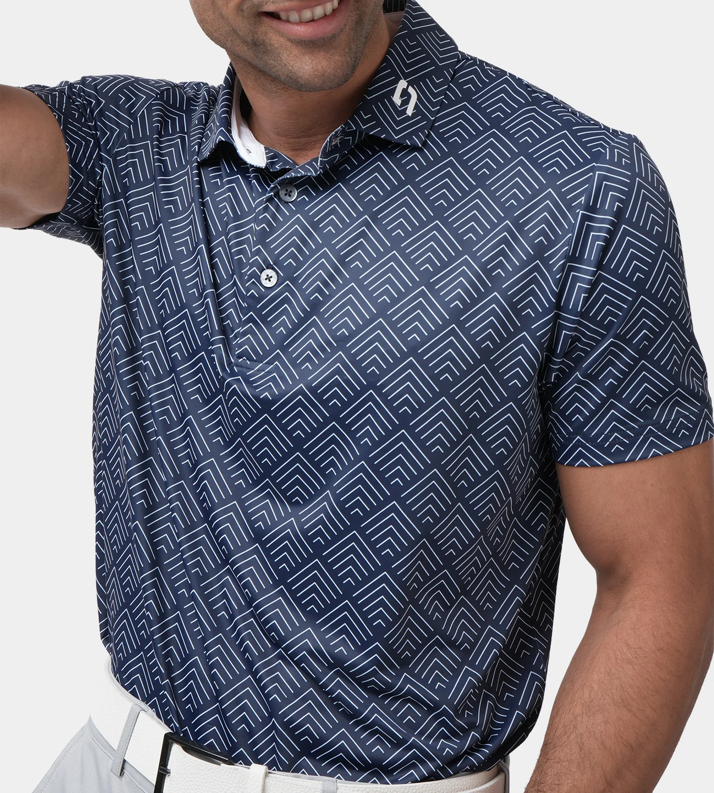 CHEVRON POLO - NAVY - Image 7