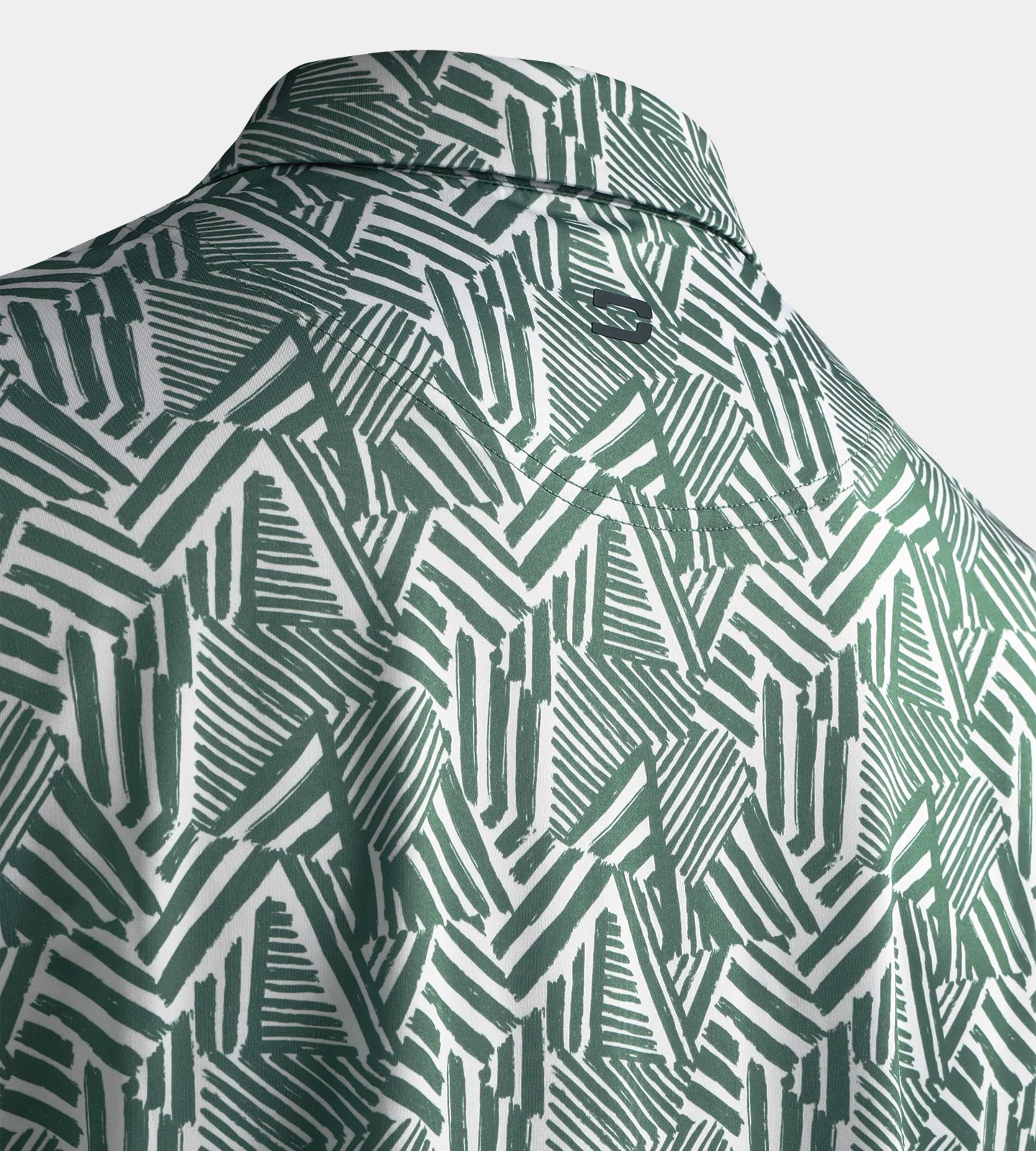 DAZZLE POLO - SAGE/WHITE - Image 4