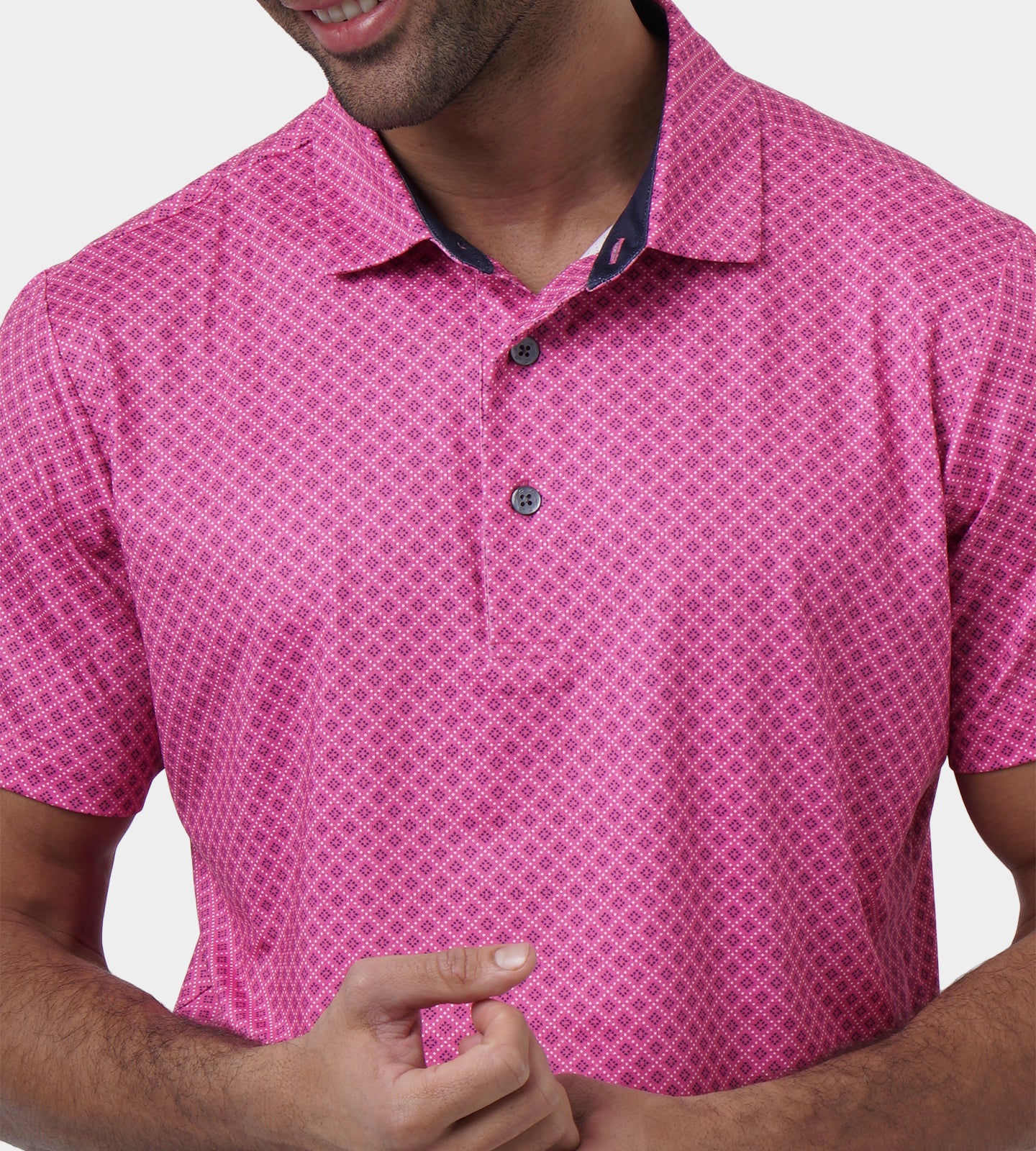 DIAMOND 2.0 POLO - PINK - Image 5