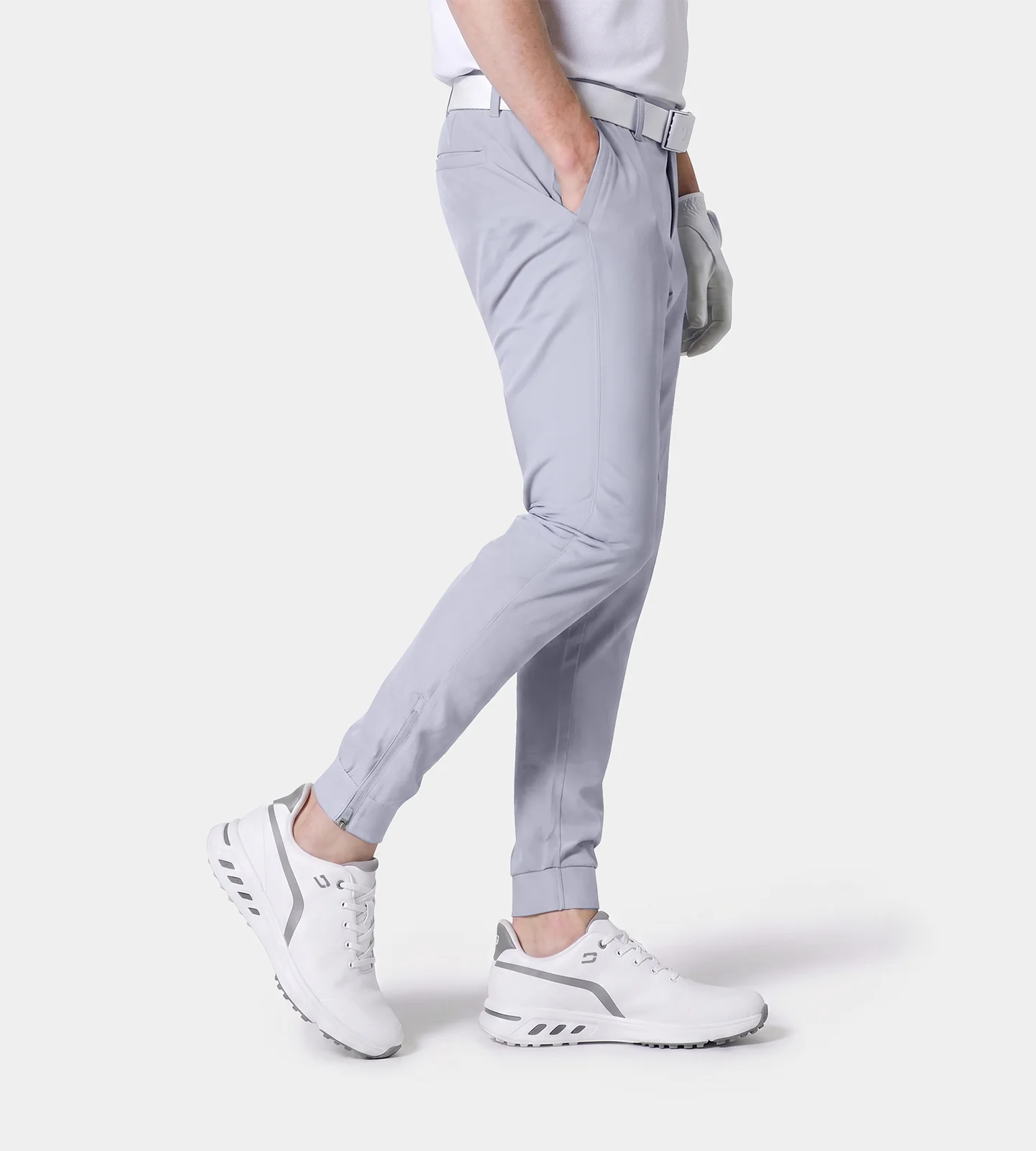 MEN'S GOLF JOGGERS - GREY - Image 3