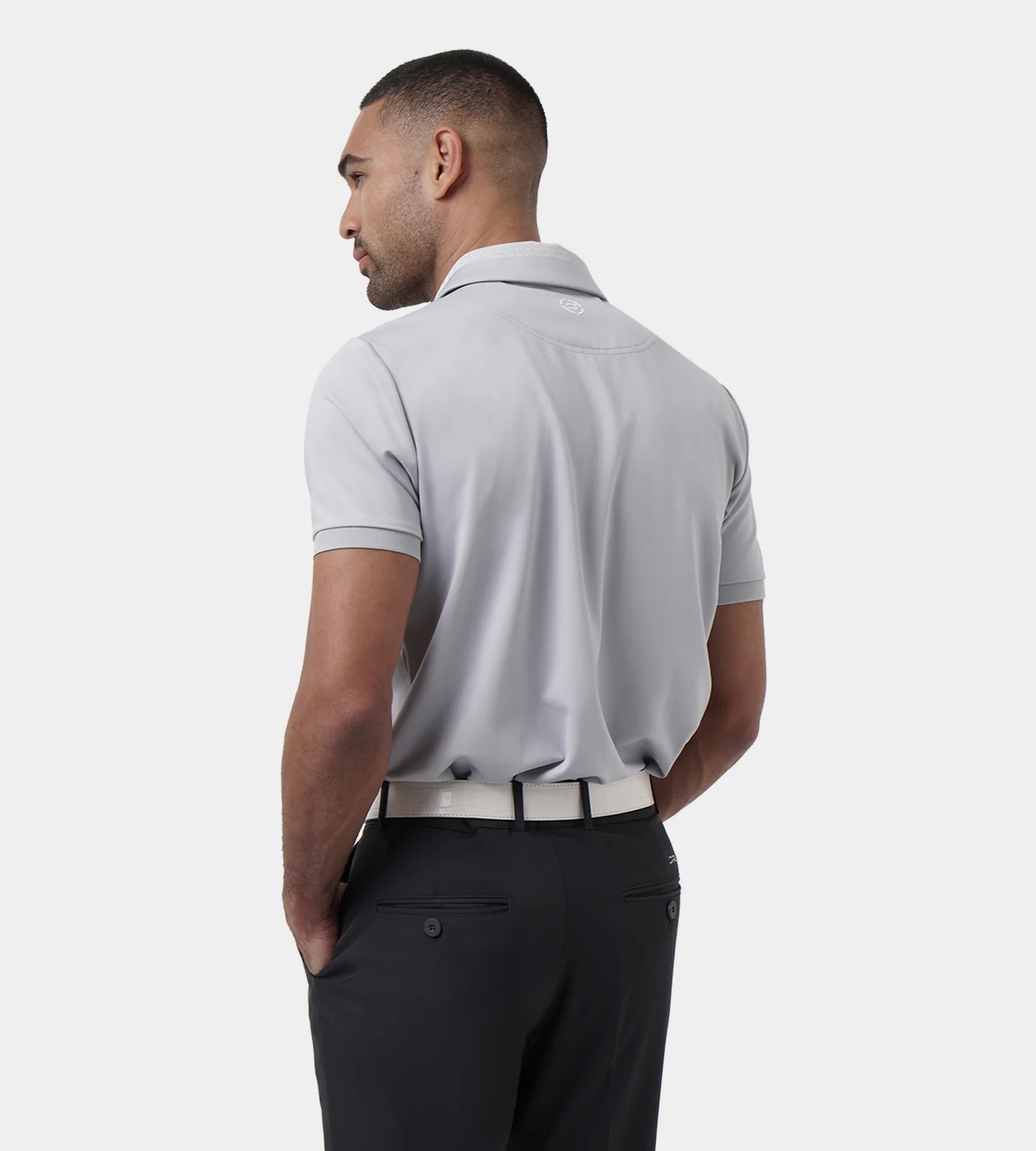 HALF LINE POLO - GREY - Image 5