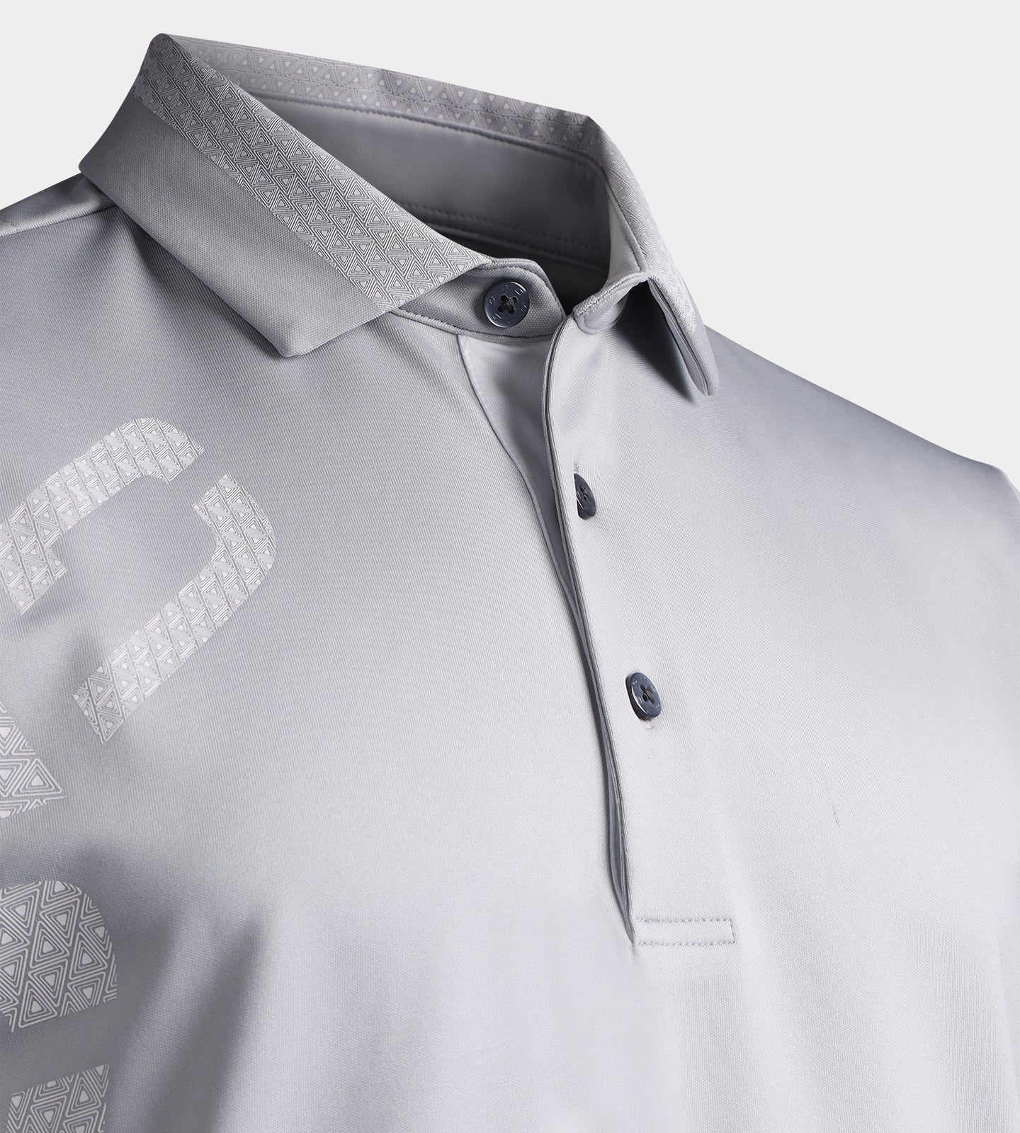 HALF LINE POLO - GREY - Image 6