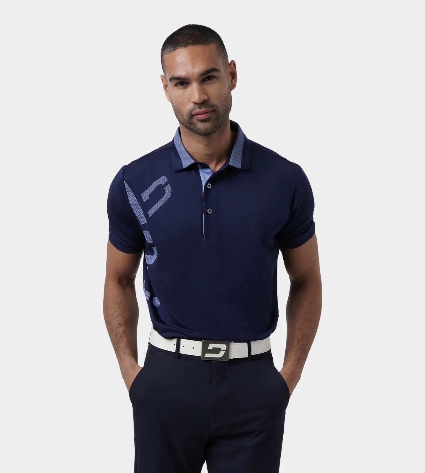 HALF LINE POLO - NAVY - Image 2