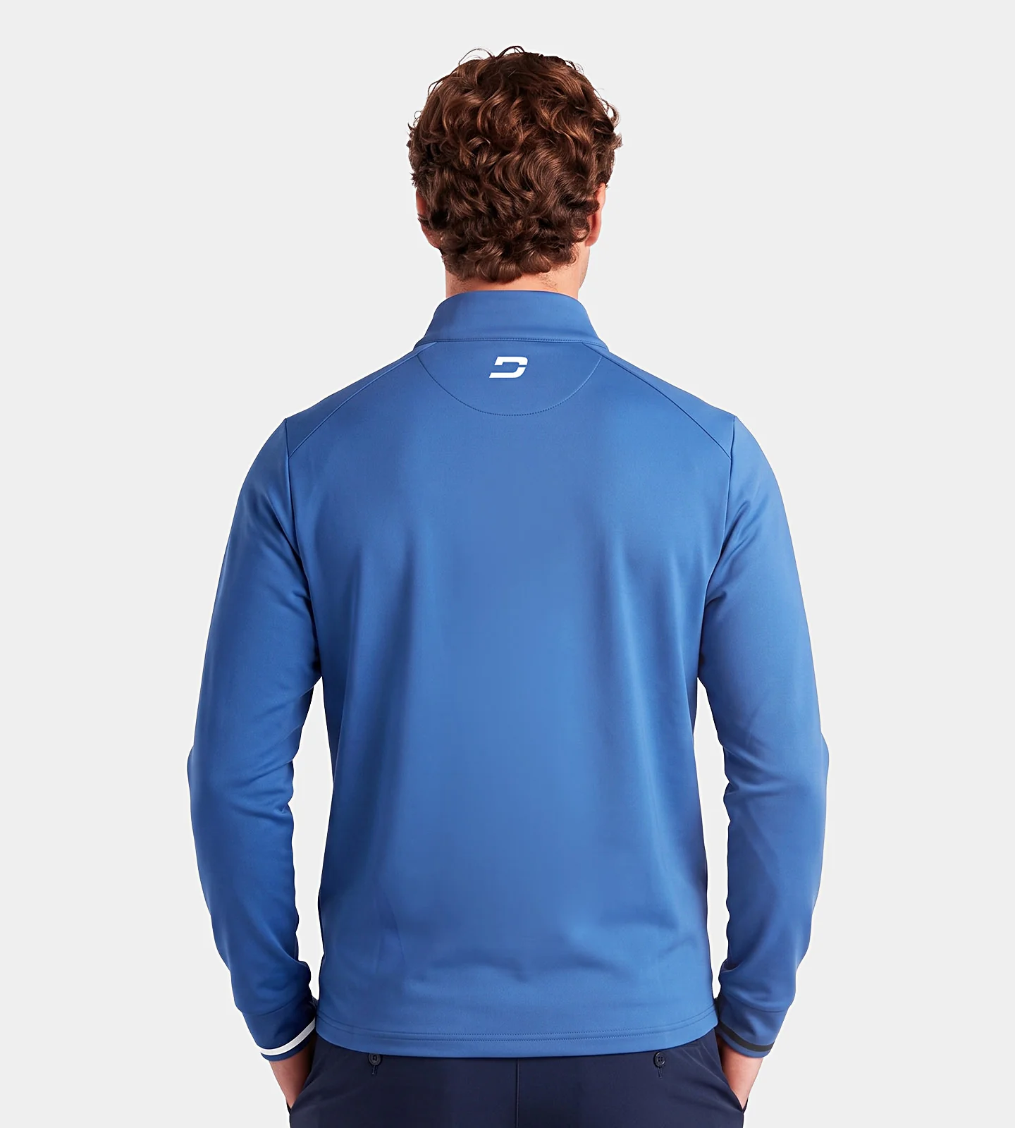 HALF N HALF MIDLAYER - BLUE - Image 4