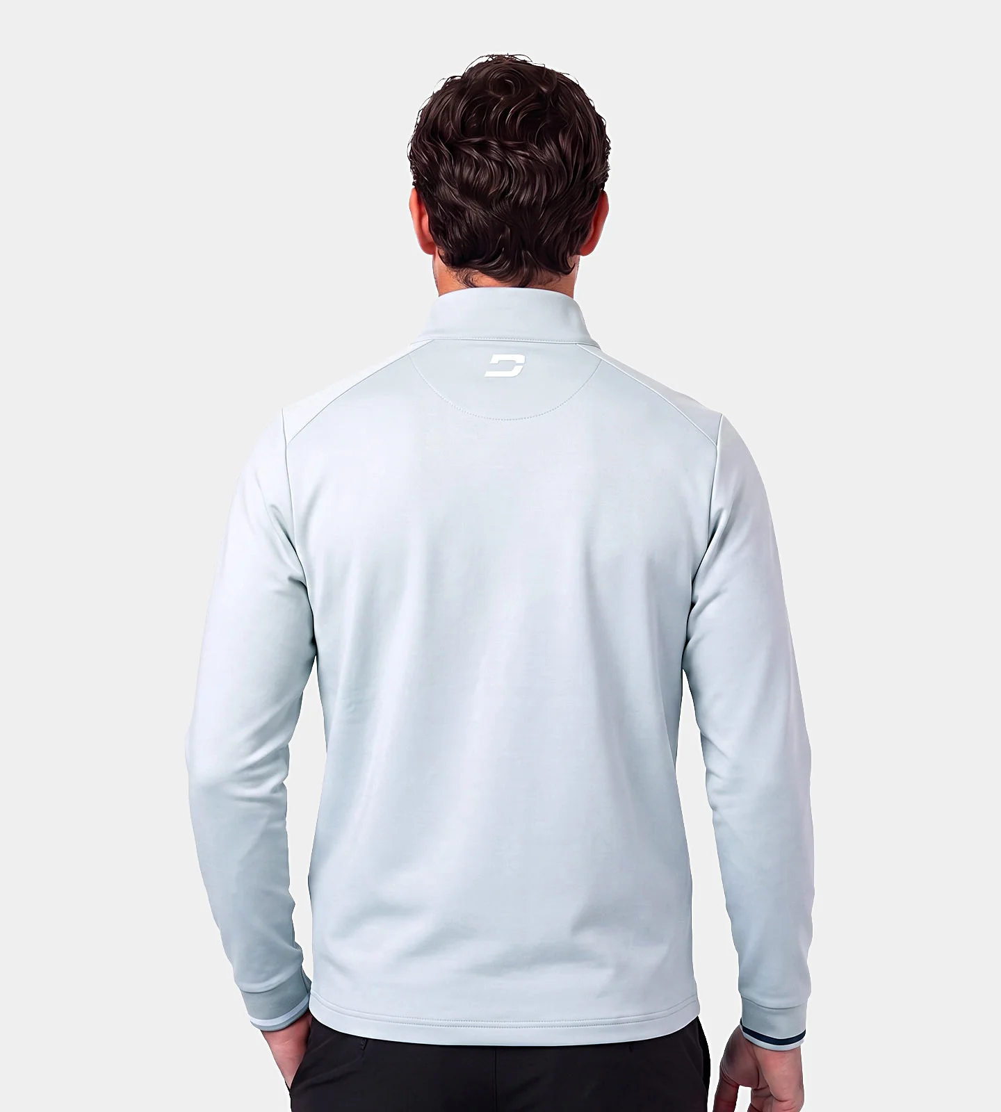 HALF N HALF MIDLAYER - GREY - Image 4