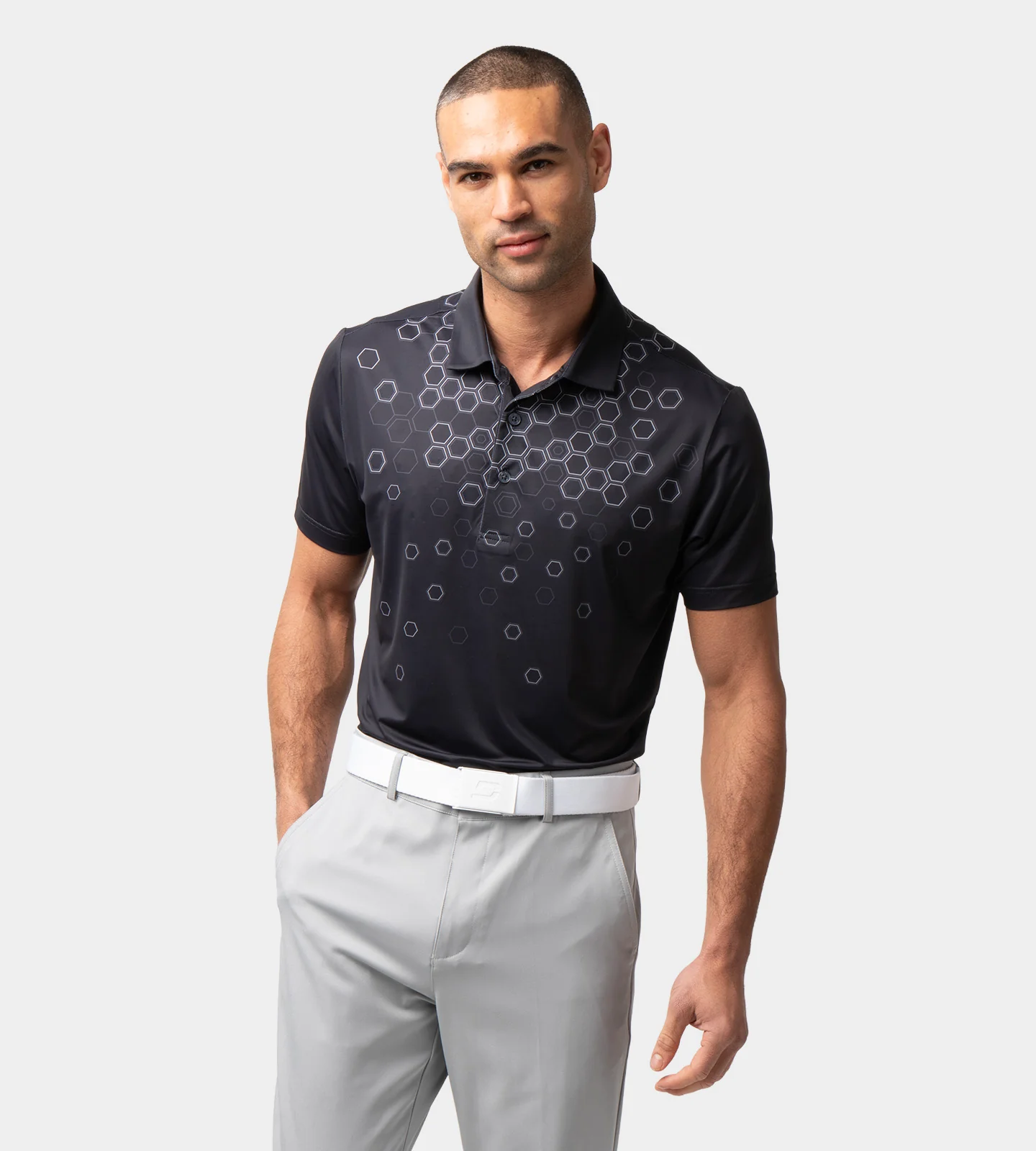 HEXIE POLO - BLACK - Image 2