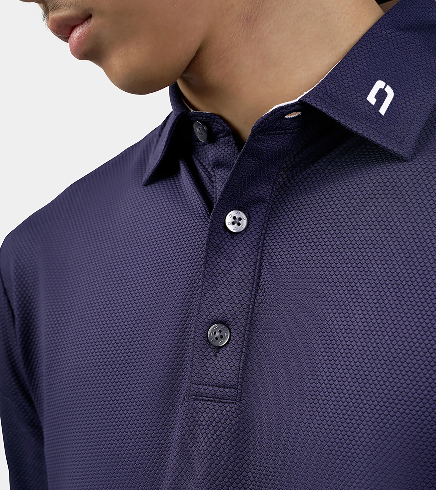 HONEYCOMB POLO - NAVY - Image 6