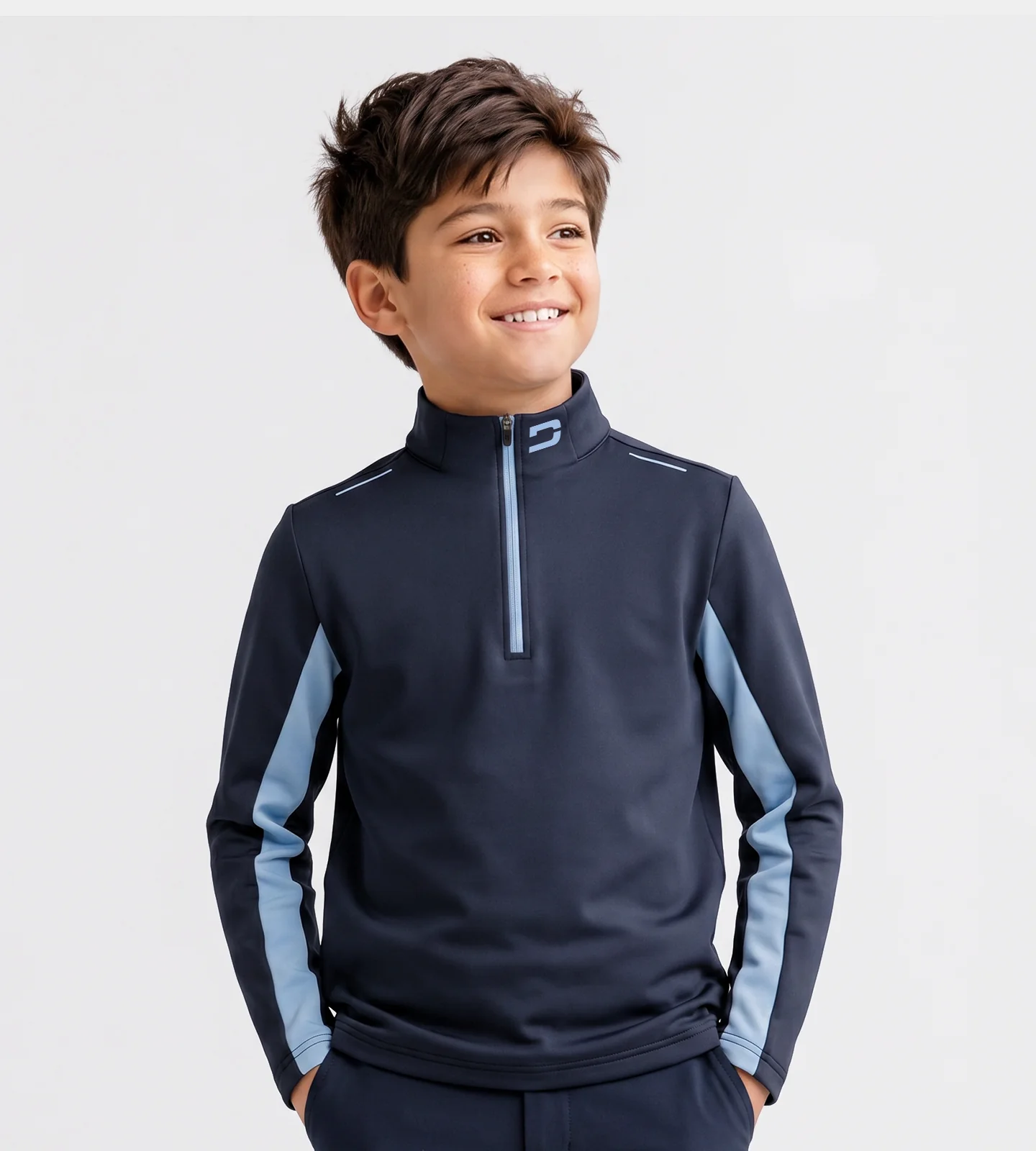 KIDS ALVEY MIDLAYER - NAVY - Image 2