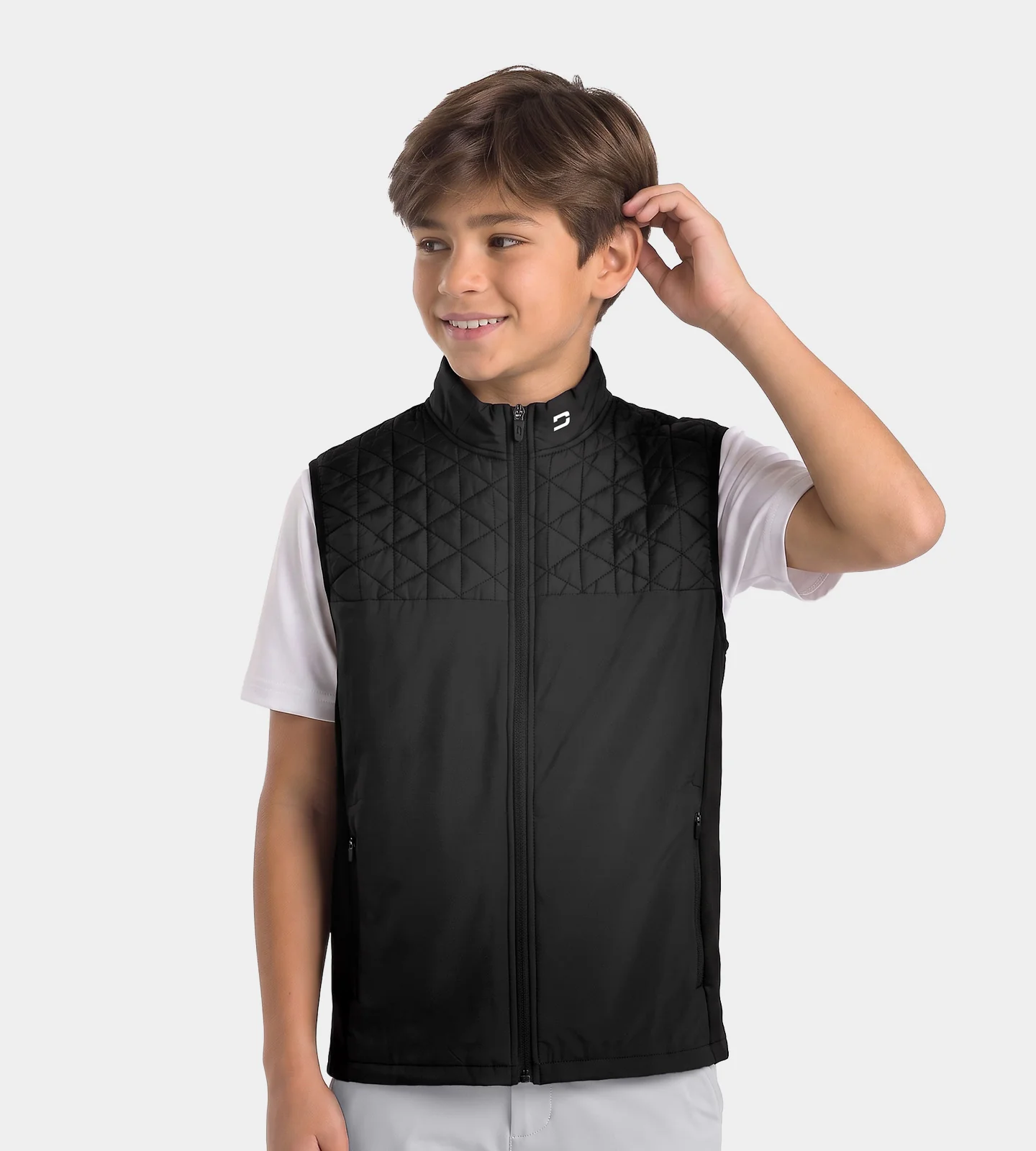 KIDS APOLLO GILET - BLACK - Image 2