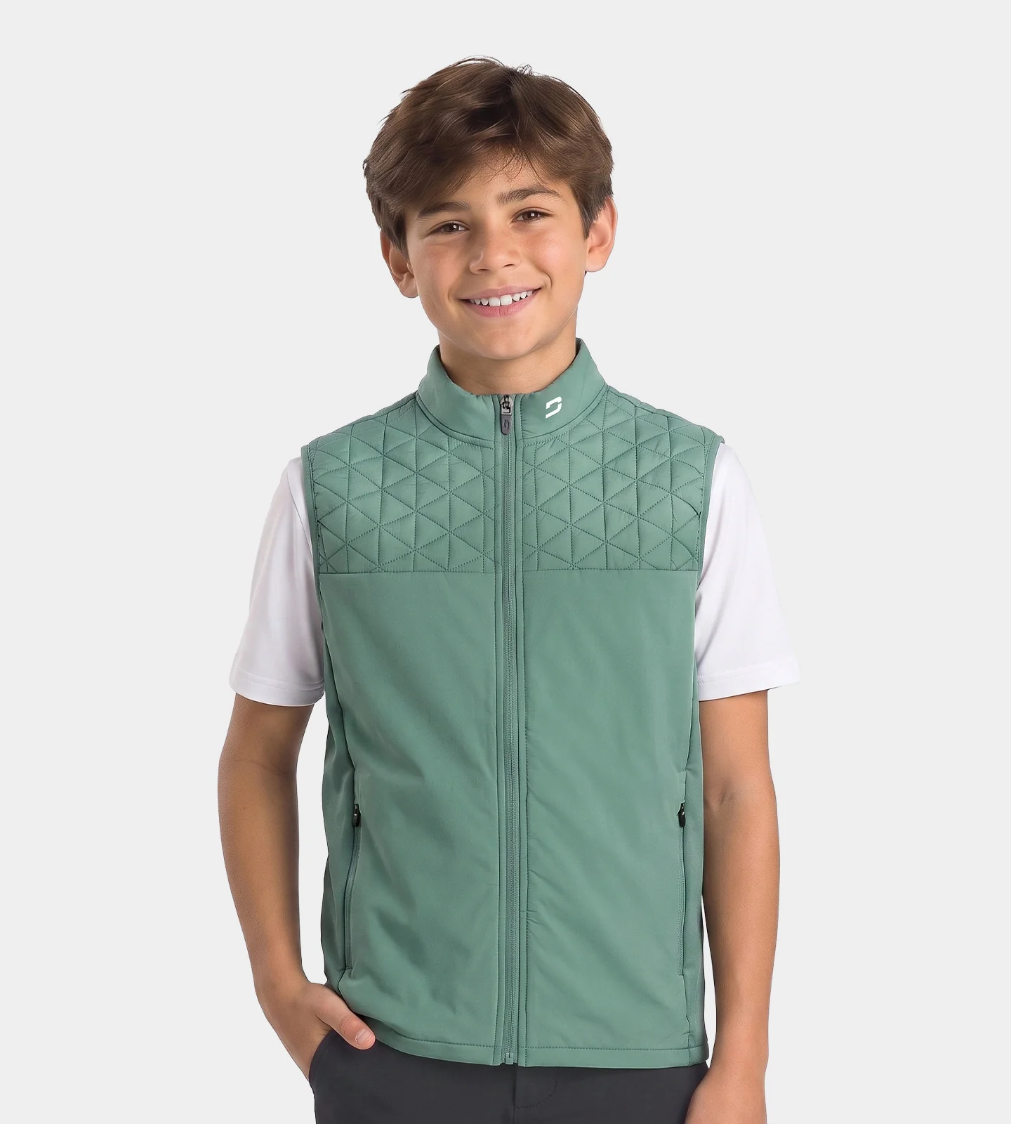 KIDS APOLLO GILET - SAGE - Image 2