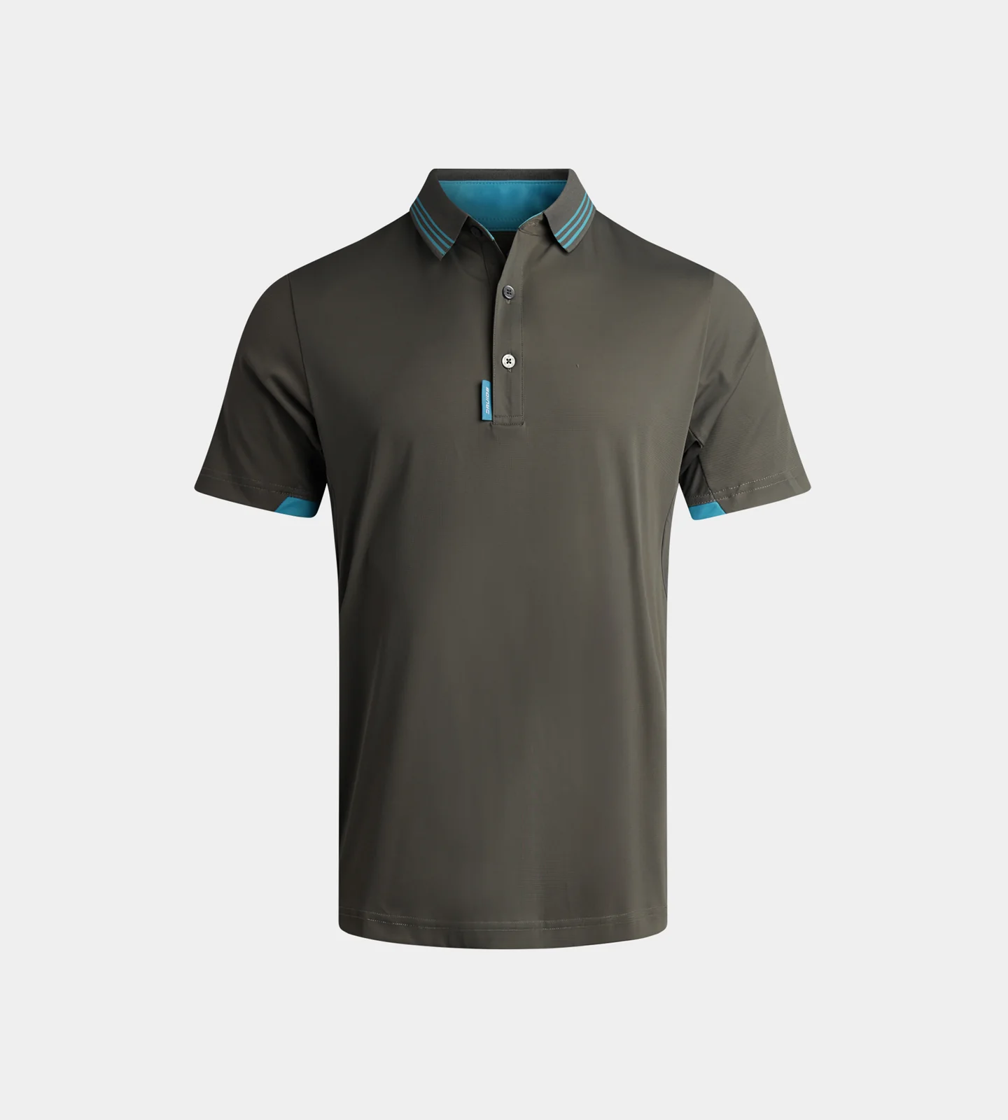 KIDS BACKNINE POLO - CHARCOAL
