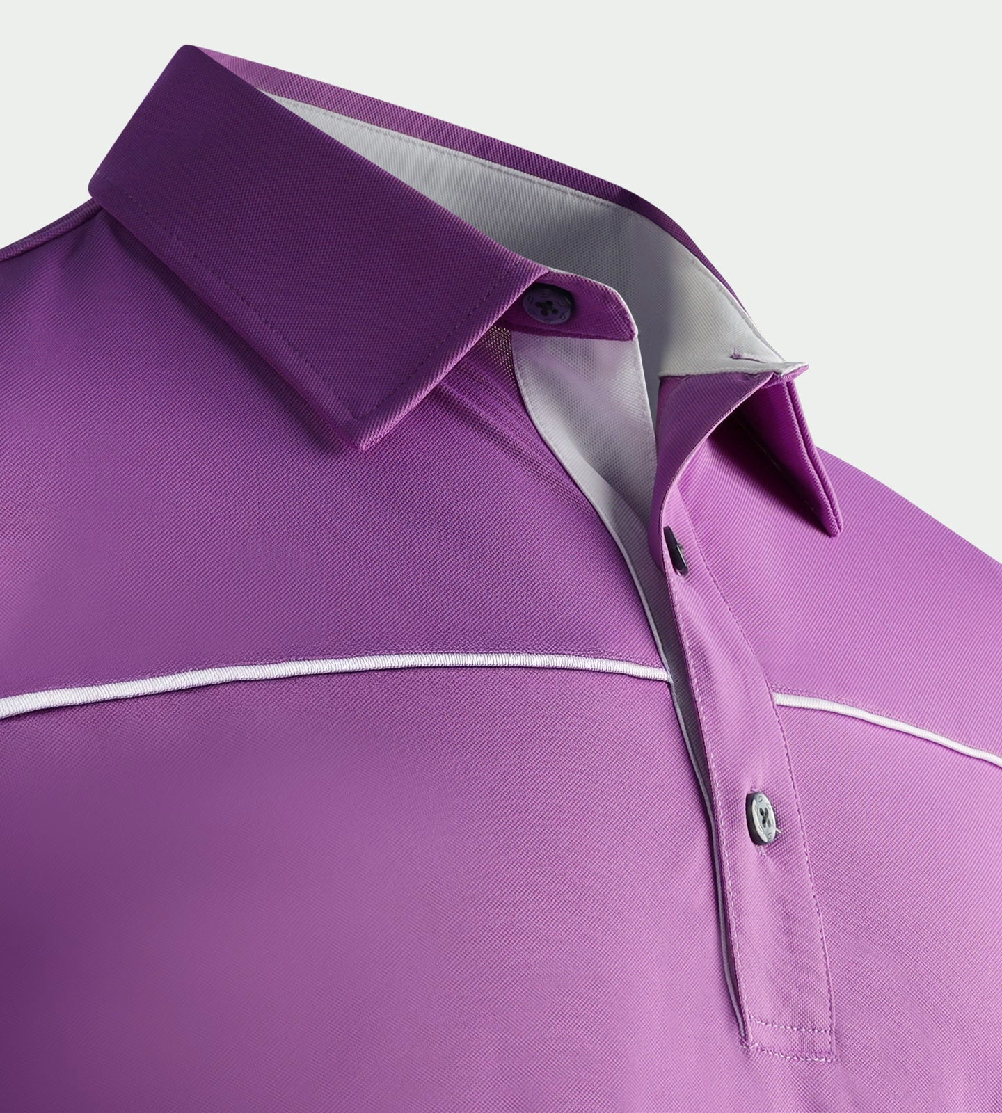 KIDS BLOCK PIQUE POLO - PURPLE - Image 4