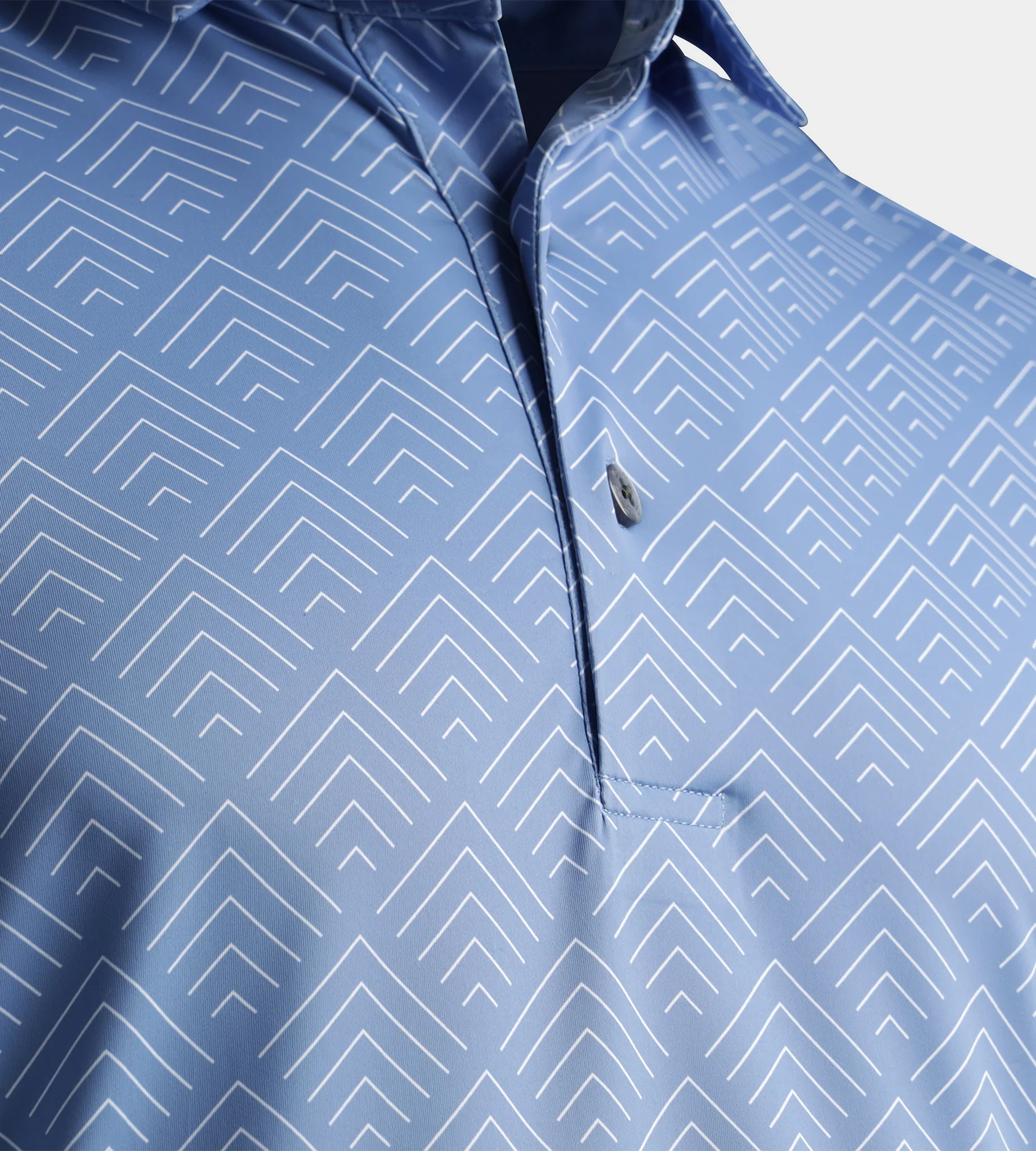 KIDS CHEVRON POLO - DENIM - Image 5