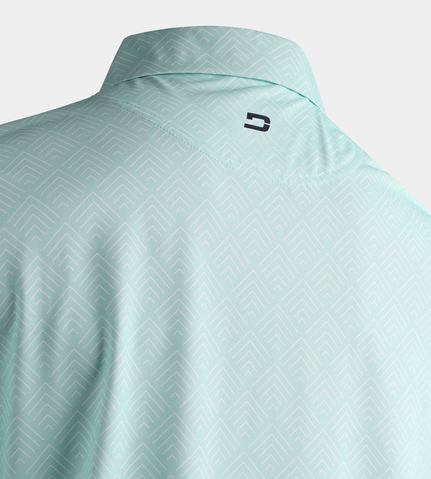 KIDS CHEVRON POLO - MINT - Image 4