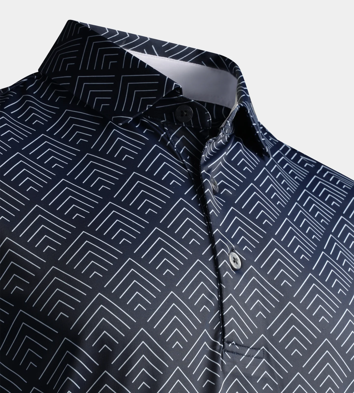 KIDS CHEVRON POLO - NAVY - Image 3