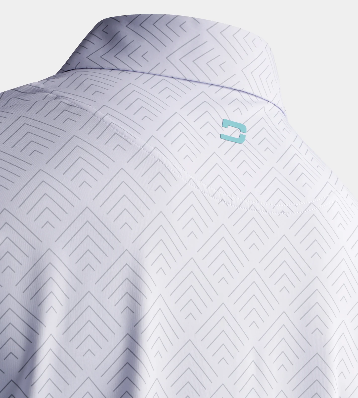 KIDS CHEVRON POLO - WHITE - Image 4