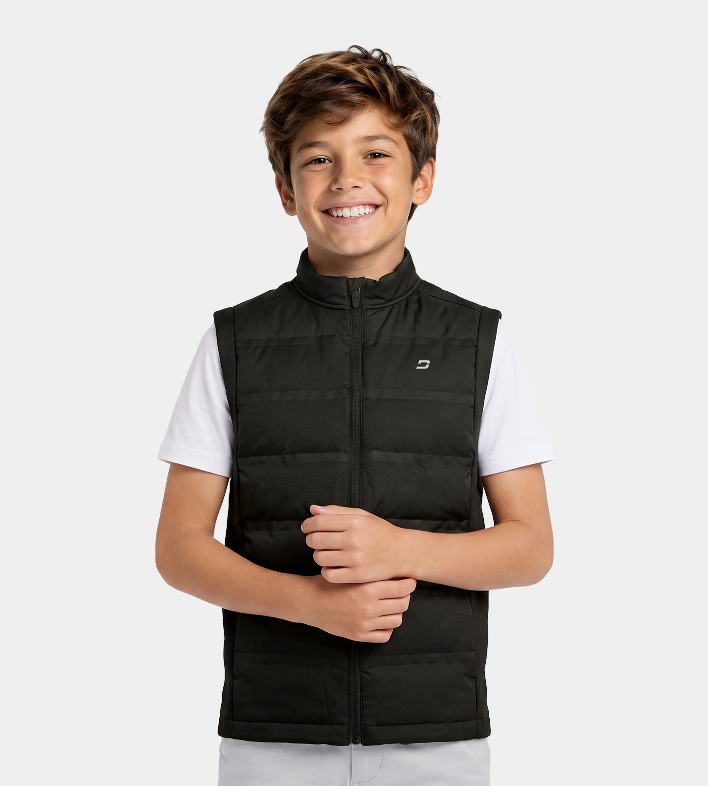 KIDS CREST GILET - BLACK - Image 2