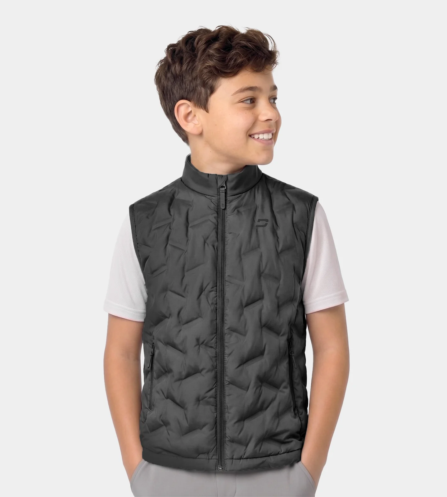 KIDS SCANDY GILET - CHARCOAL - Image 2