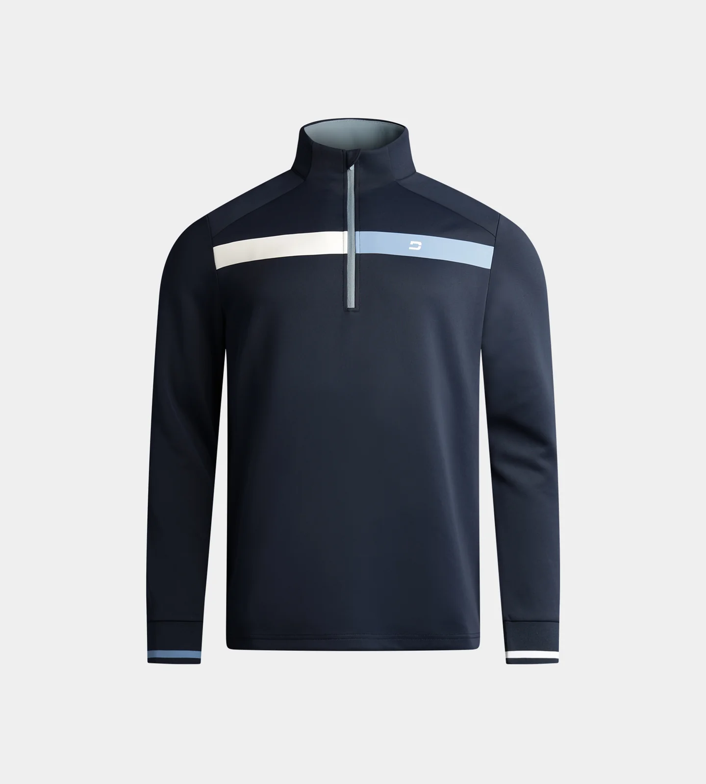 KIDS HALF N HALF MIDLAYER - NAVY