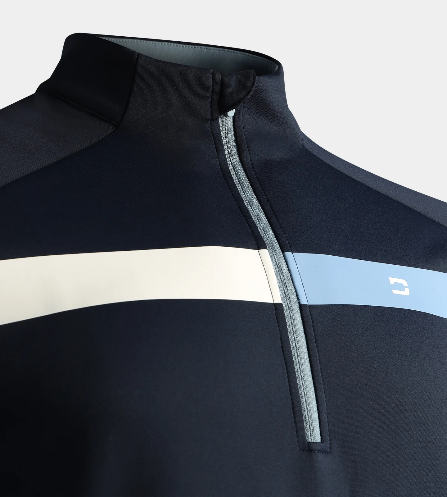 KIDS HALF N HALF MIDLAYER - NAVY - Image 3