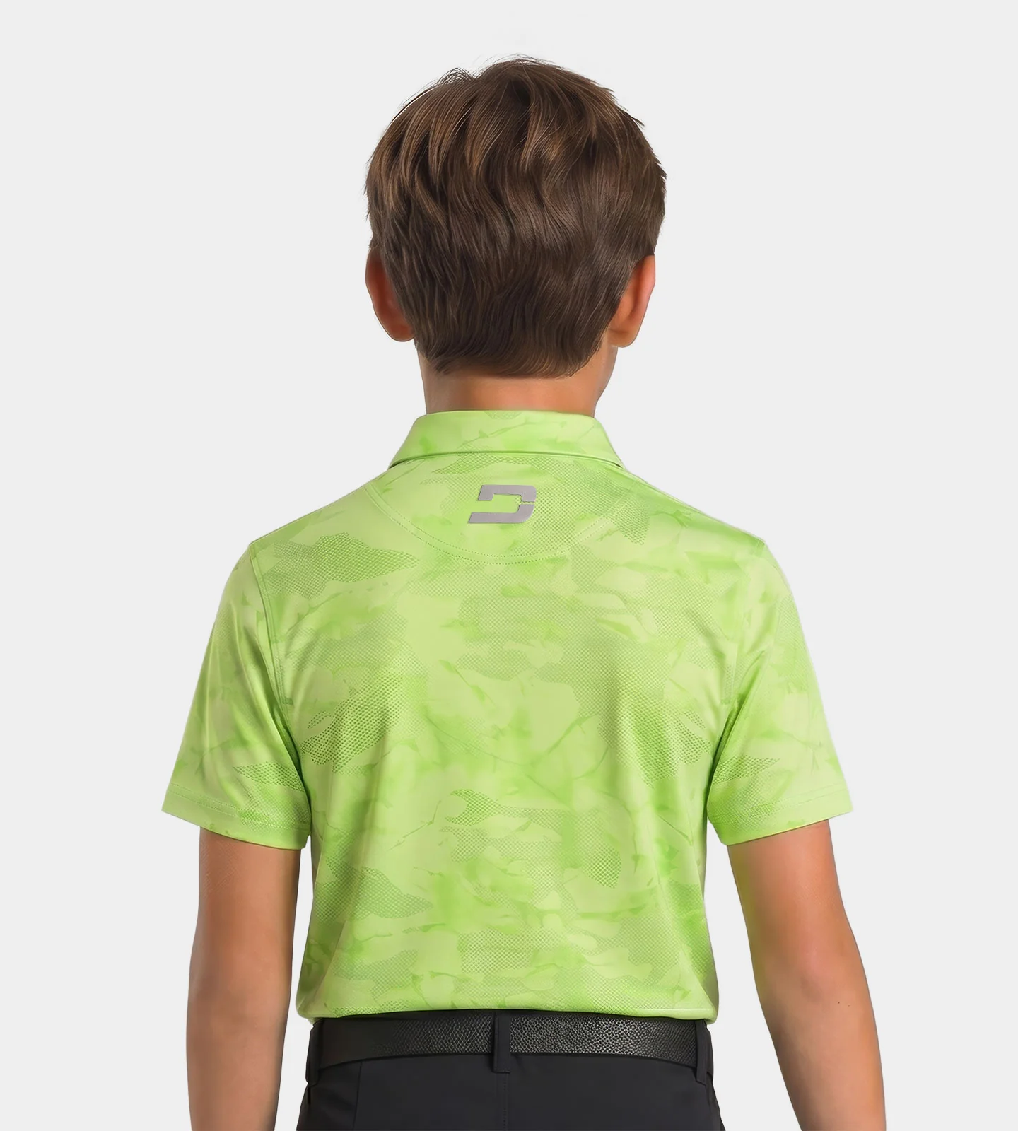 KIDS HORIZON POLO - LIME - Image 4