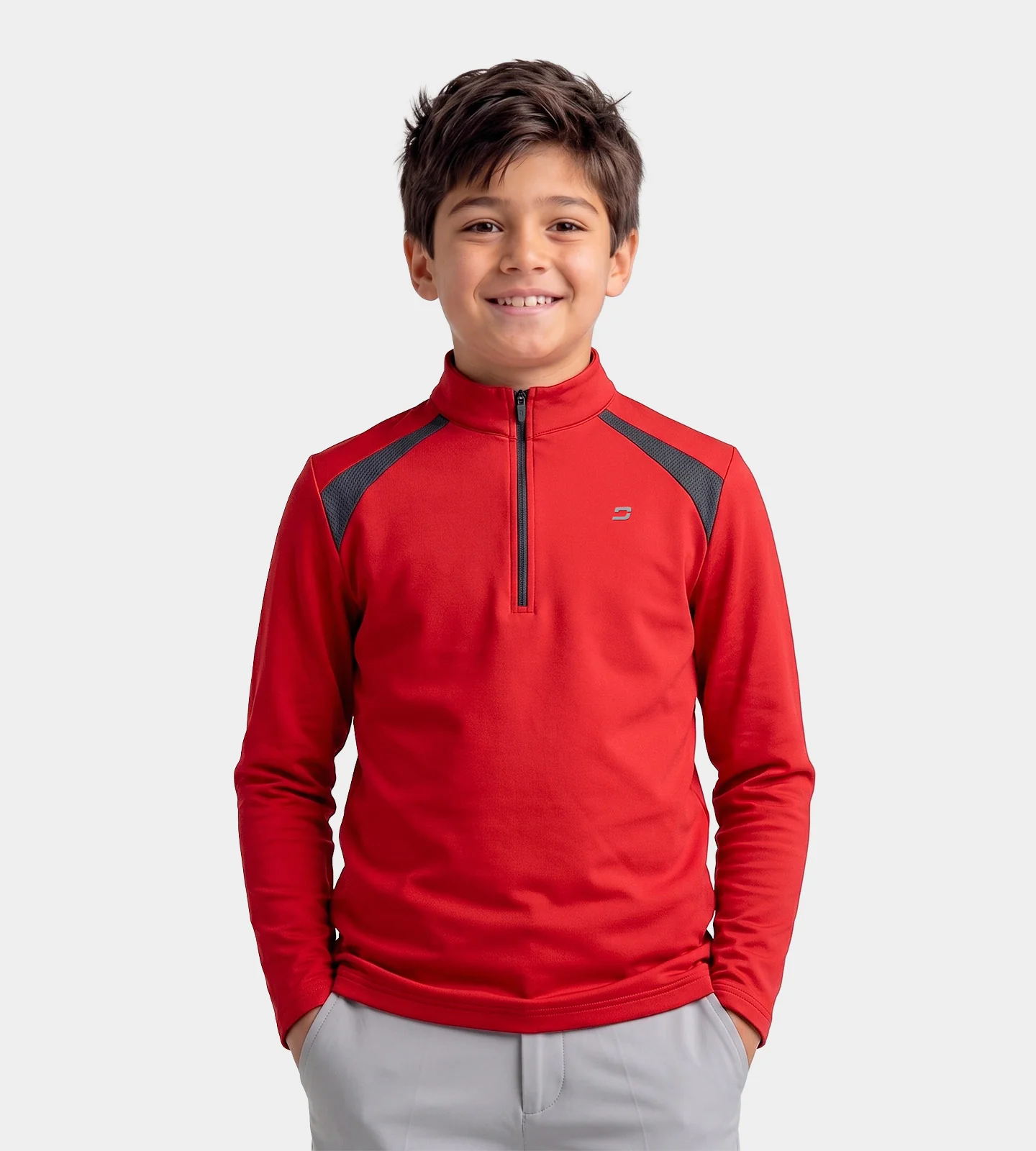 KIDS MEDAL MIDLAYER - RED - Image 2