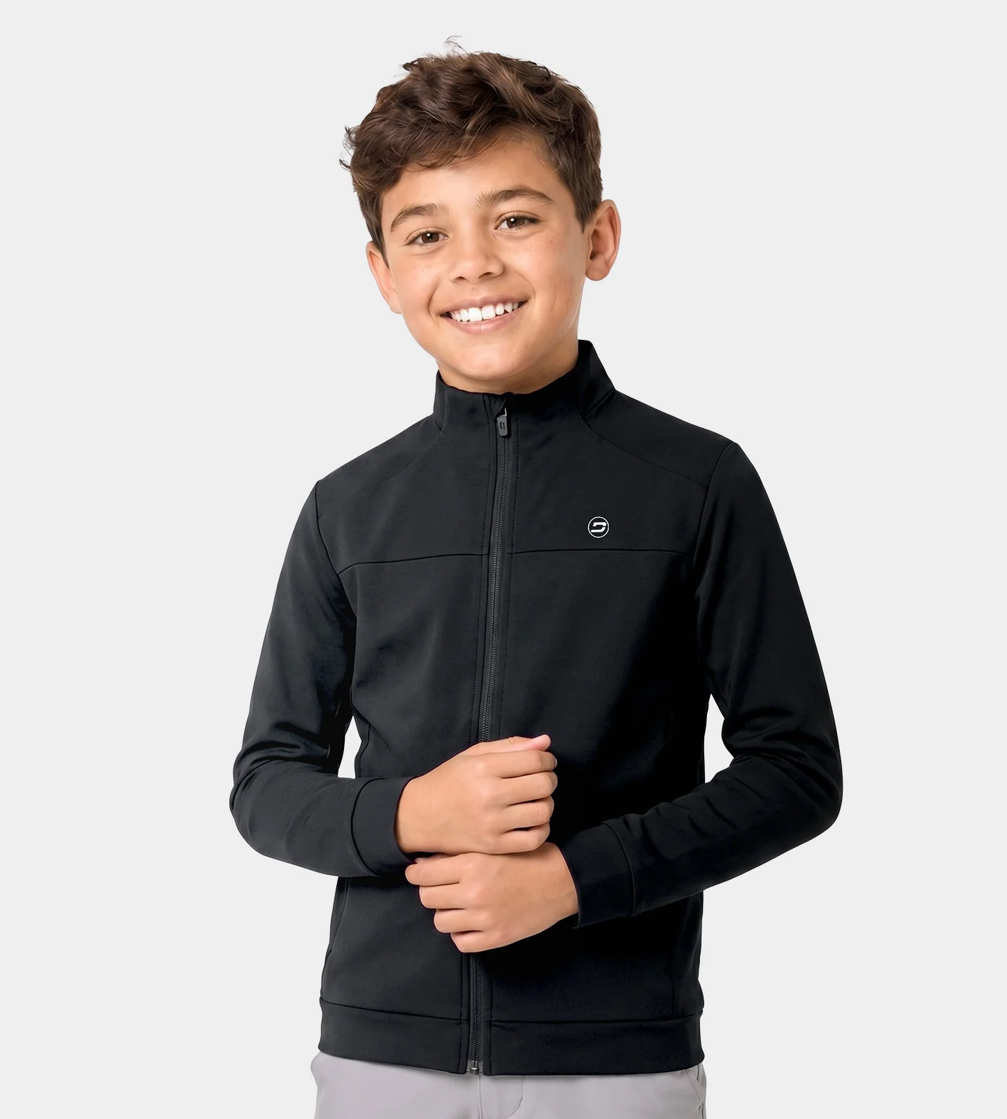 KIDS NORDIC JACKET - BLACK - Image 2