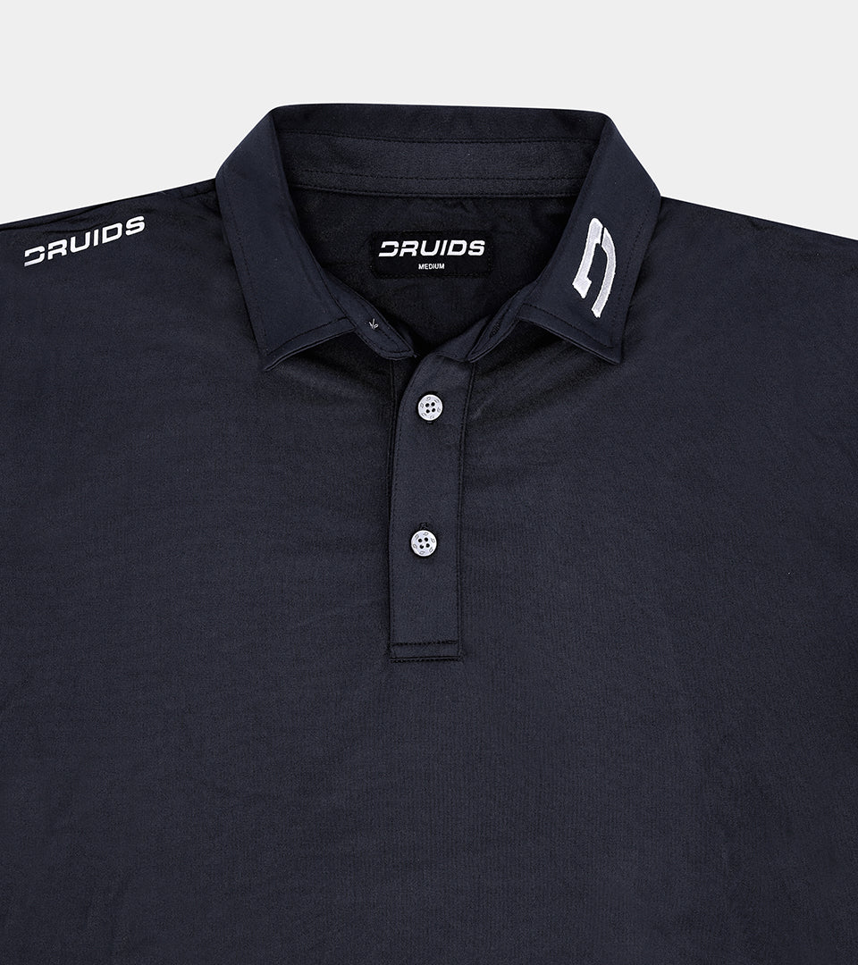 KIDS PERFORMANCE POLO - BLACK - Image 5