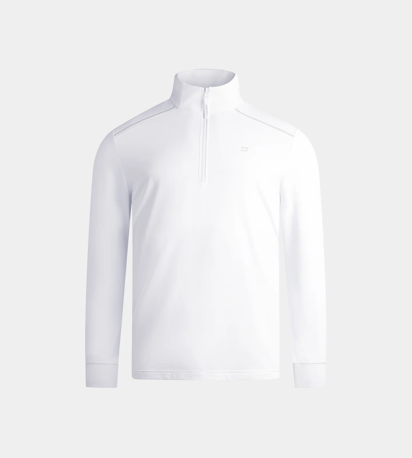 KIDS RIBBED PINE MIDLAYER - WHITE