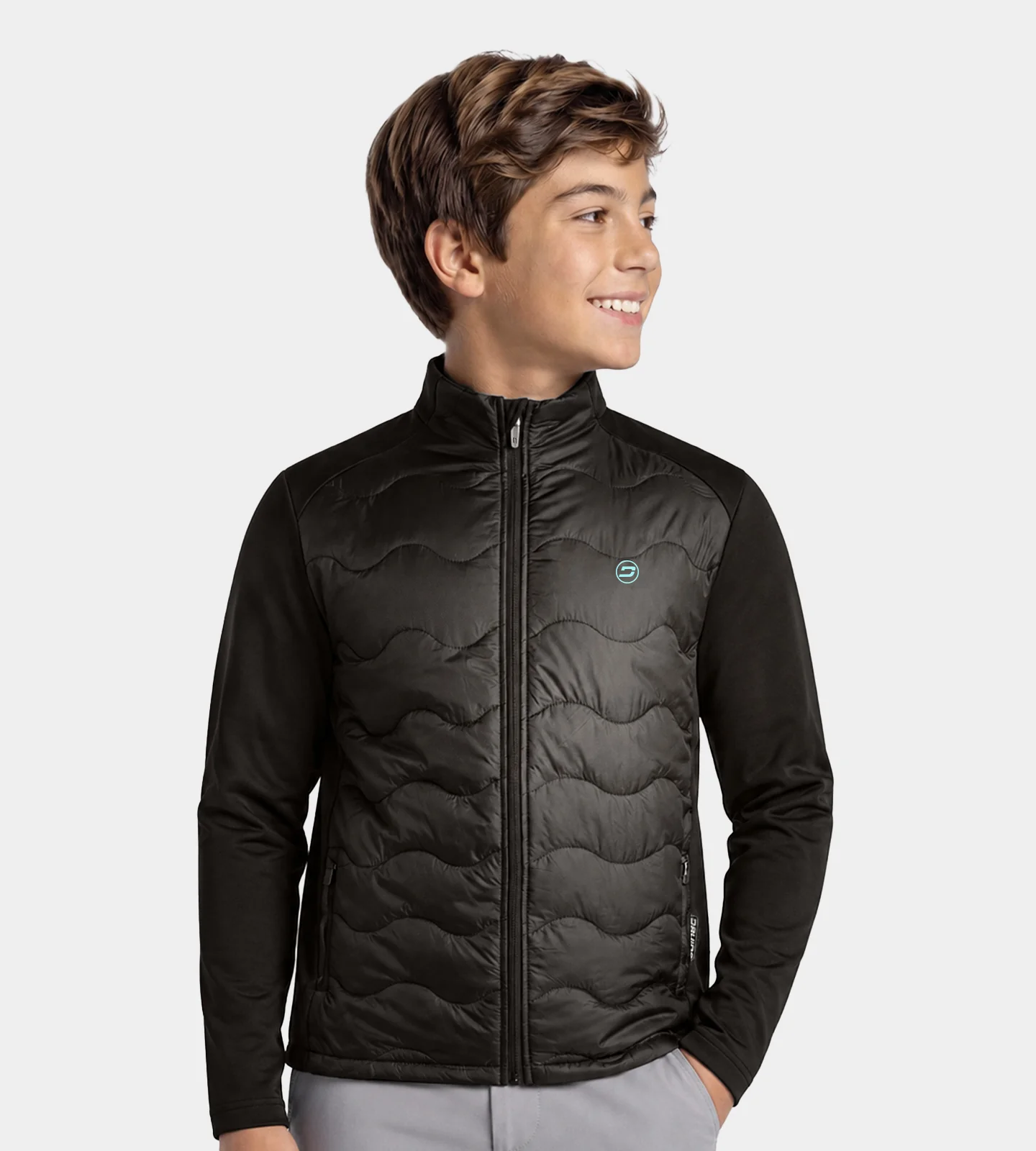 KIDS TECH JACKET - BLACK - Image 2