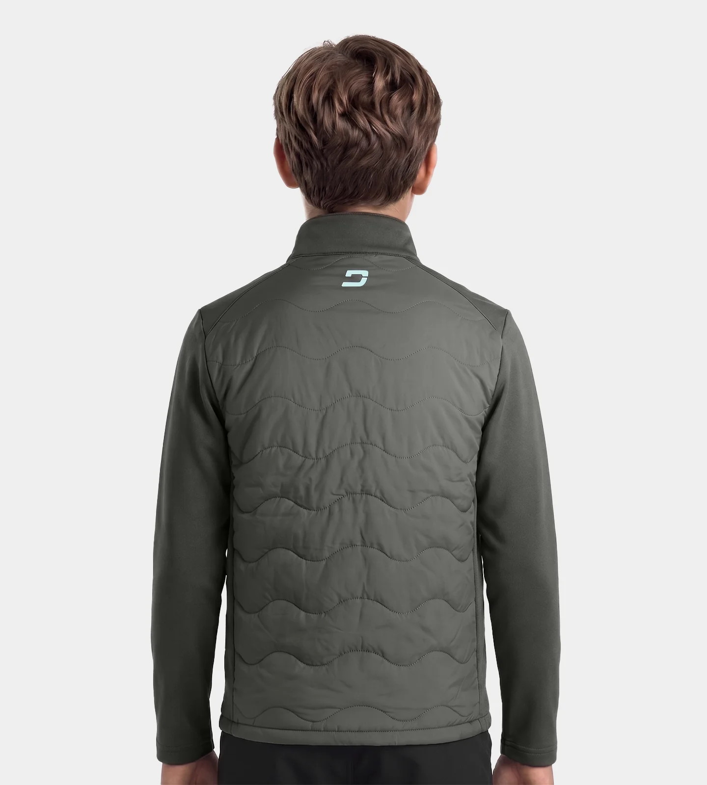 KIDS TECH JACKET - CHARCOAL - Image 4