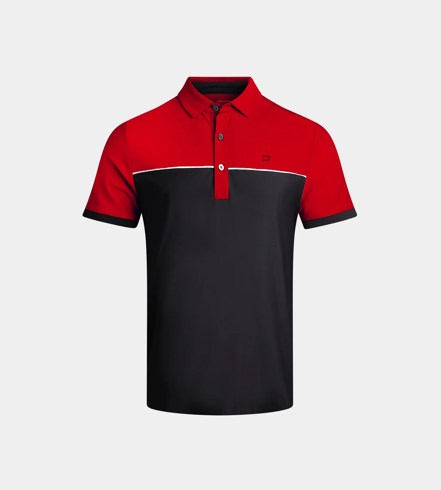 KIDS VENTO POLO - RED/ BLACK