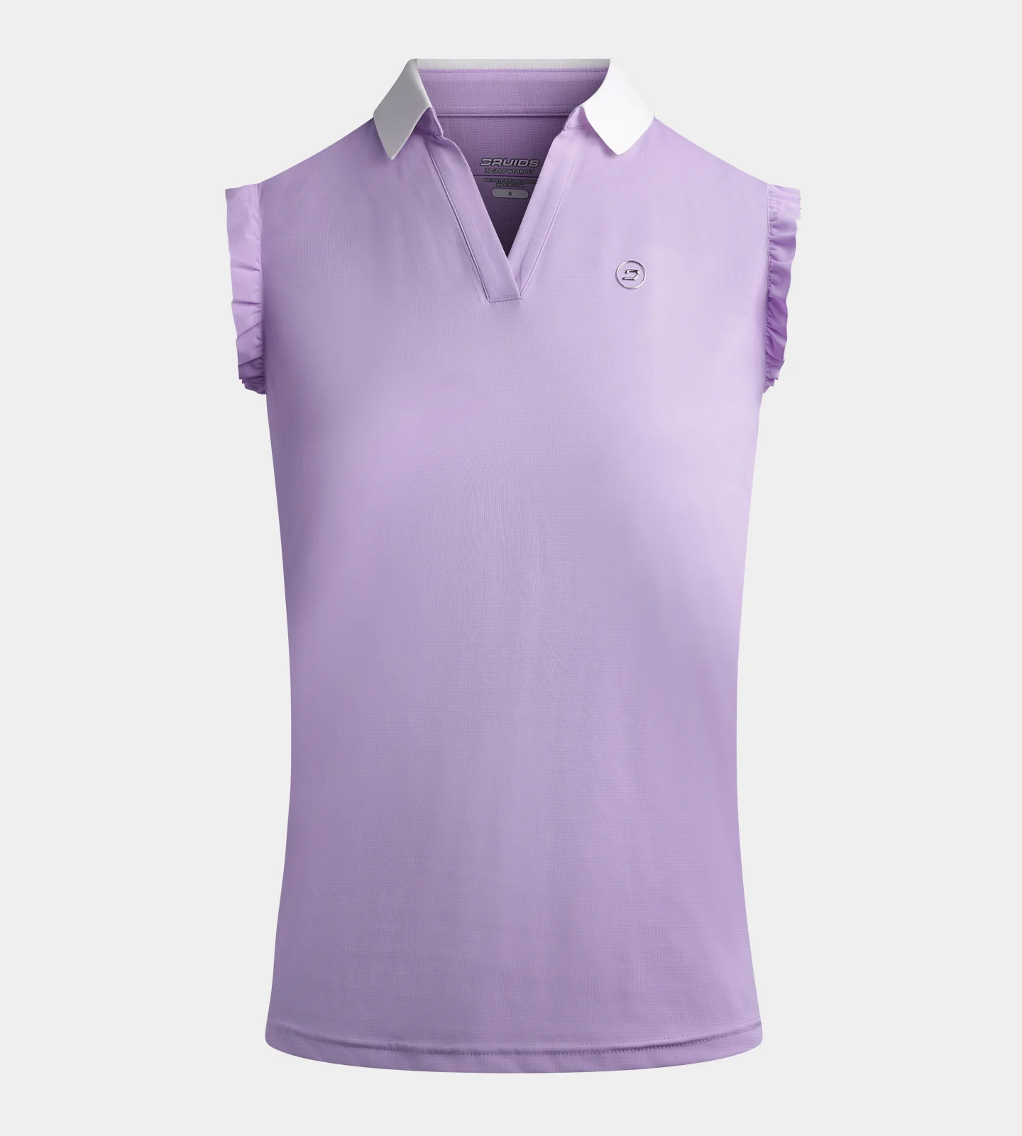 LADIES CAPPED POLO - LAVENDER - Image 4