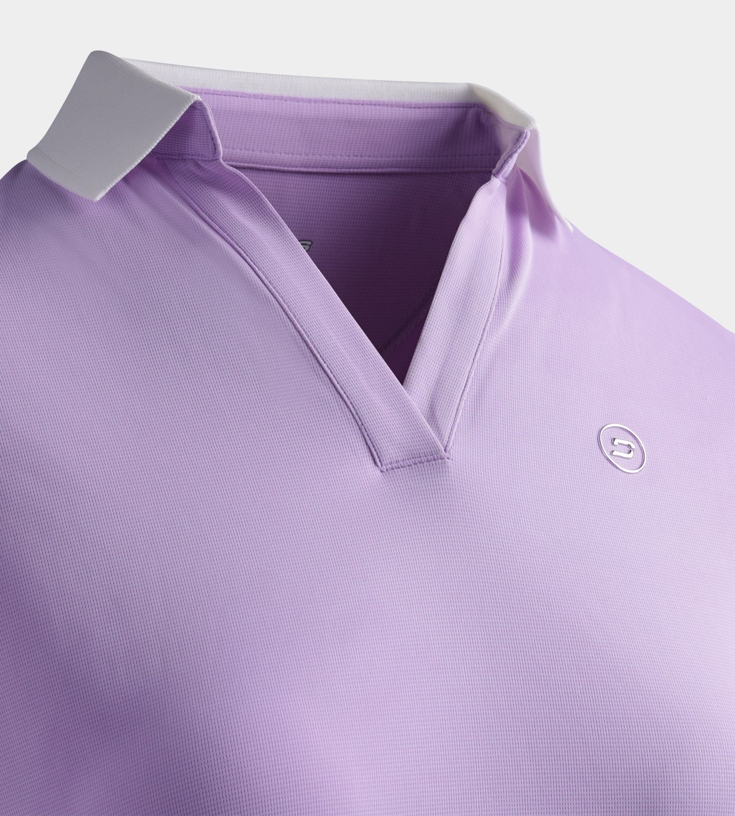 LADIES CAPPED POLO - LAVENDER - Image 6