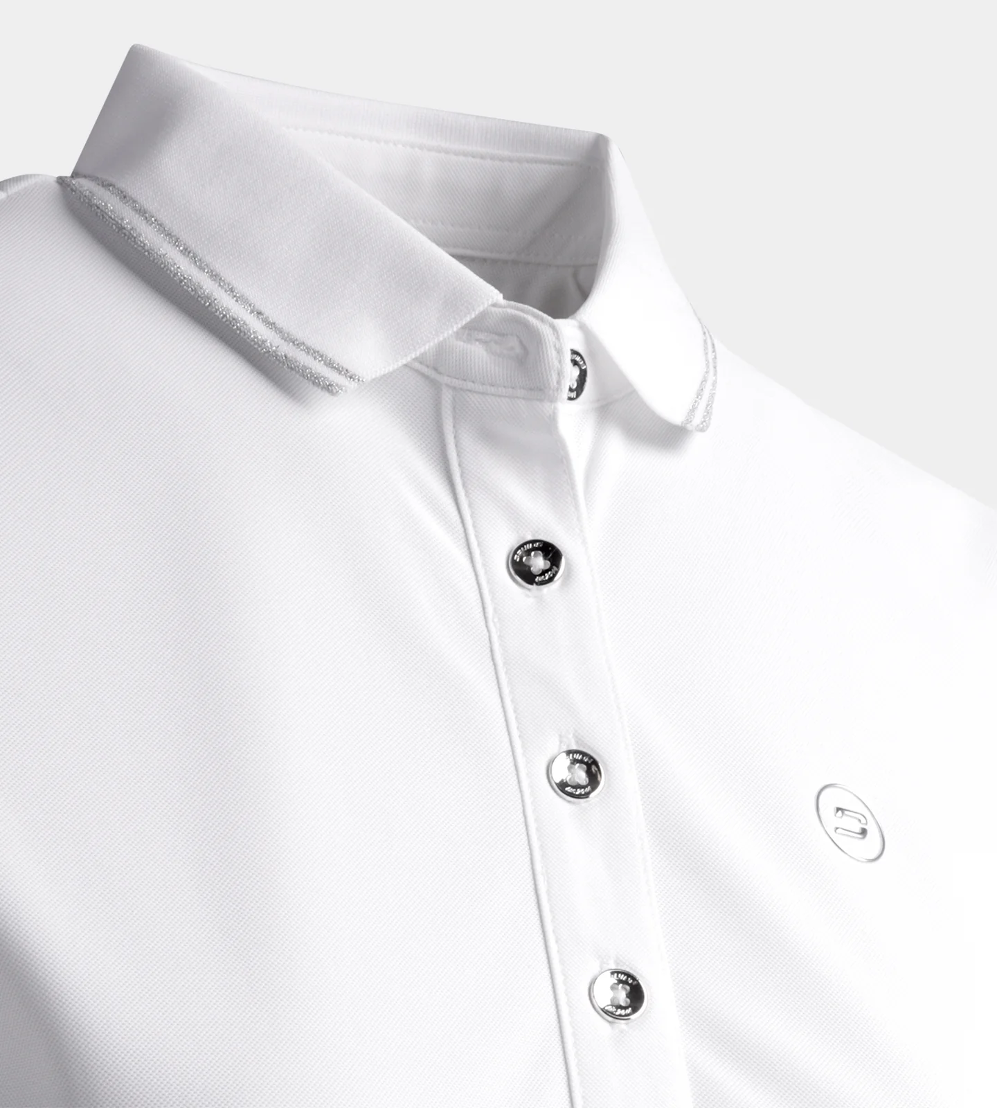 LADIES CLASSIC FIT POLO - WHITE - Image 8