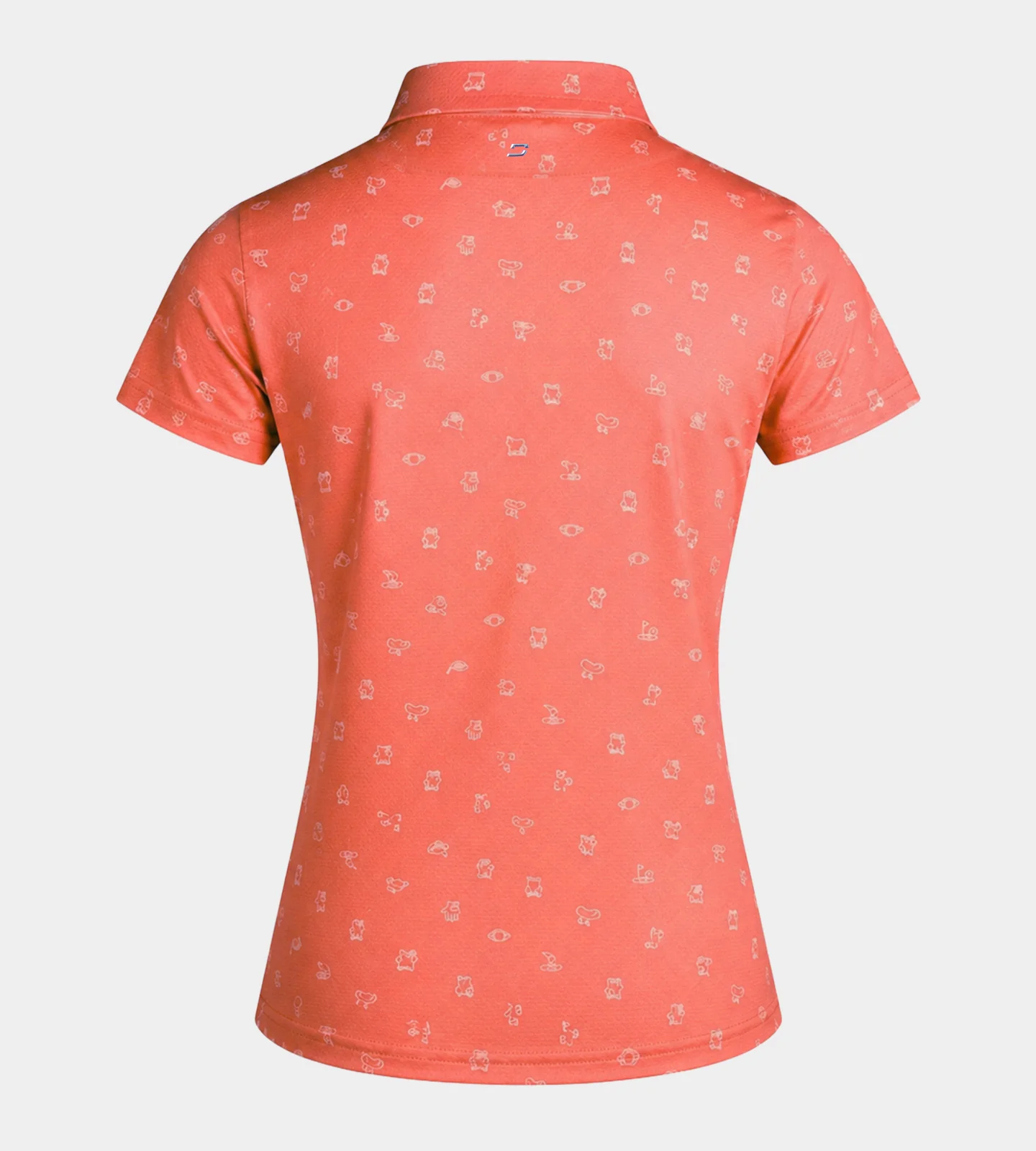 LADIES CLUB 2.0 POLO - CORAL - Image 6