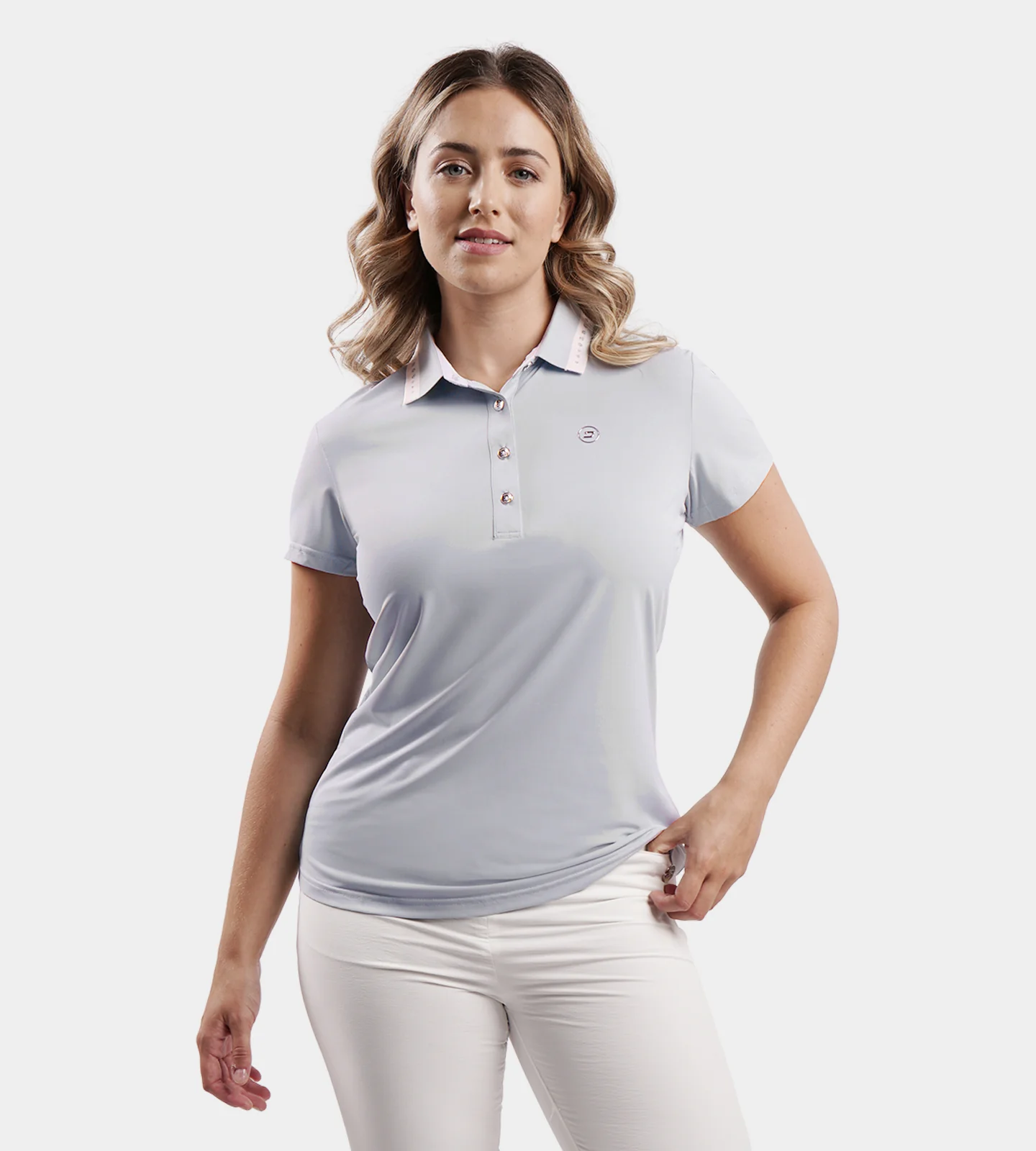 LADIES COUTURE POLO - BLUE