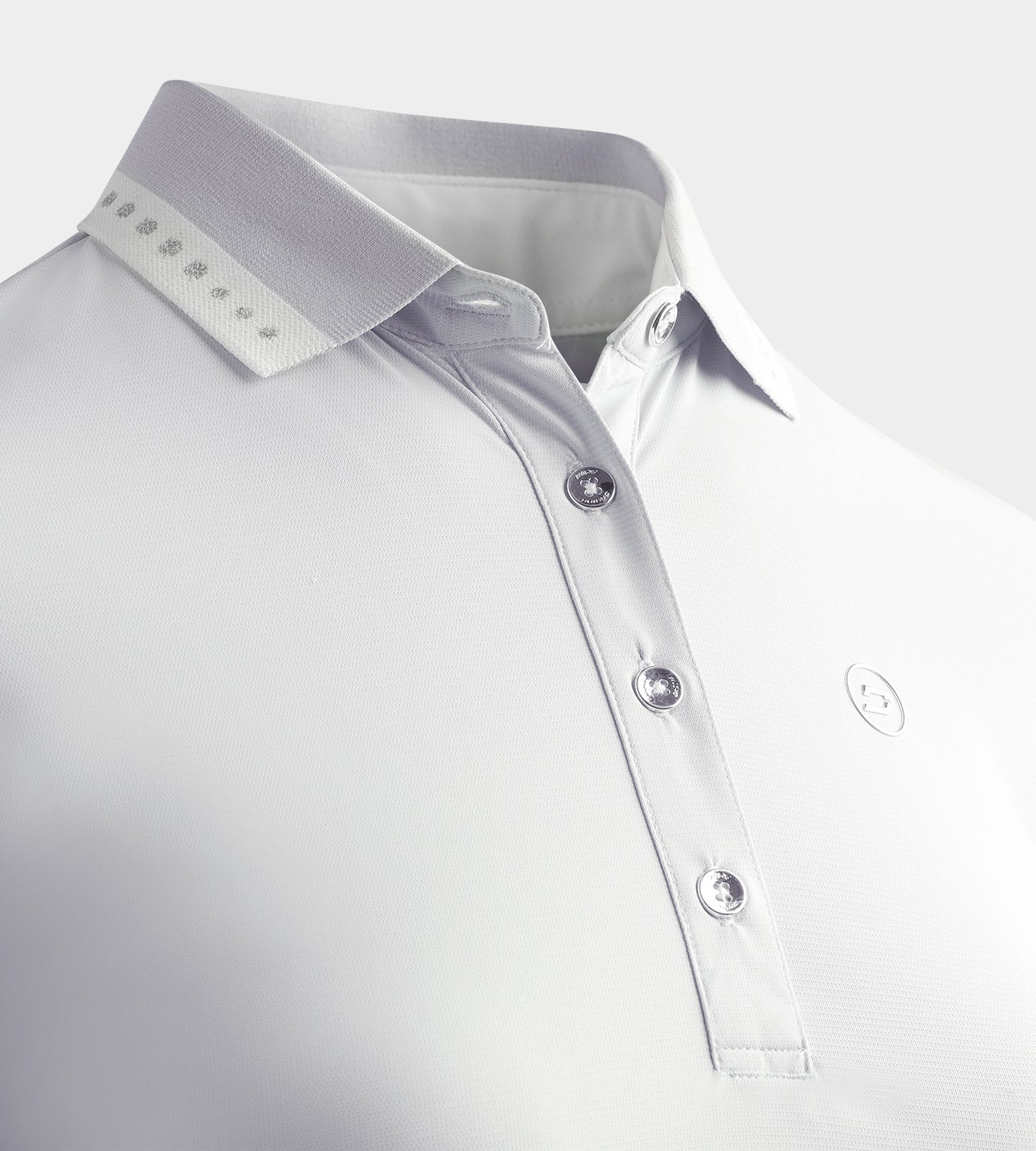 LADIES COUTURE POLO - BLUE - Image 6