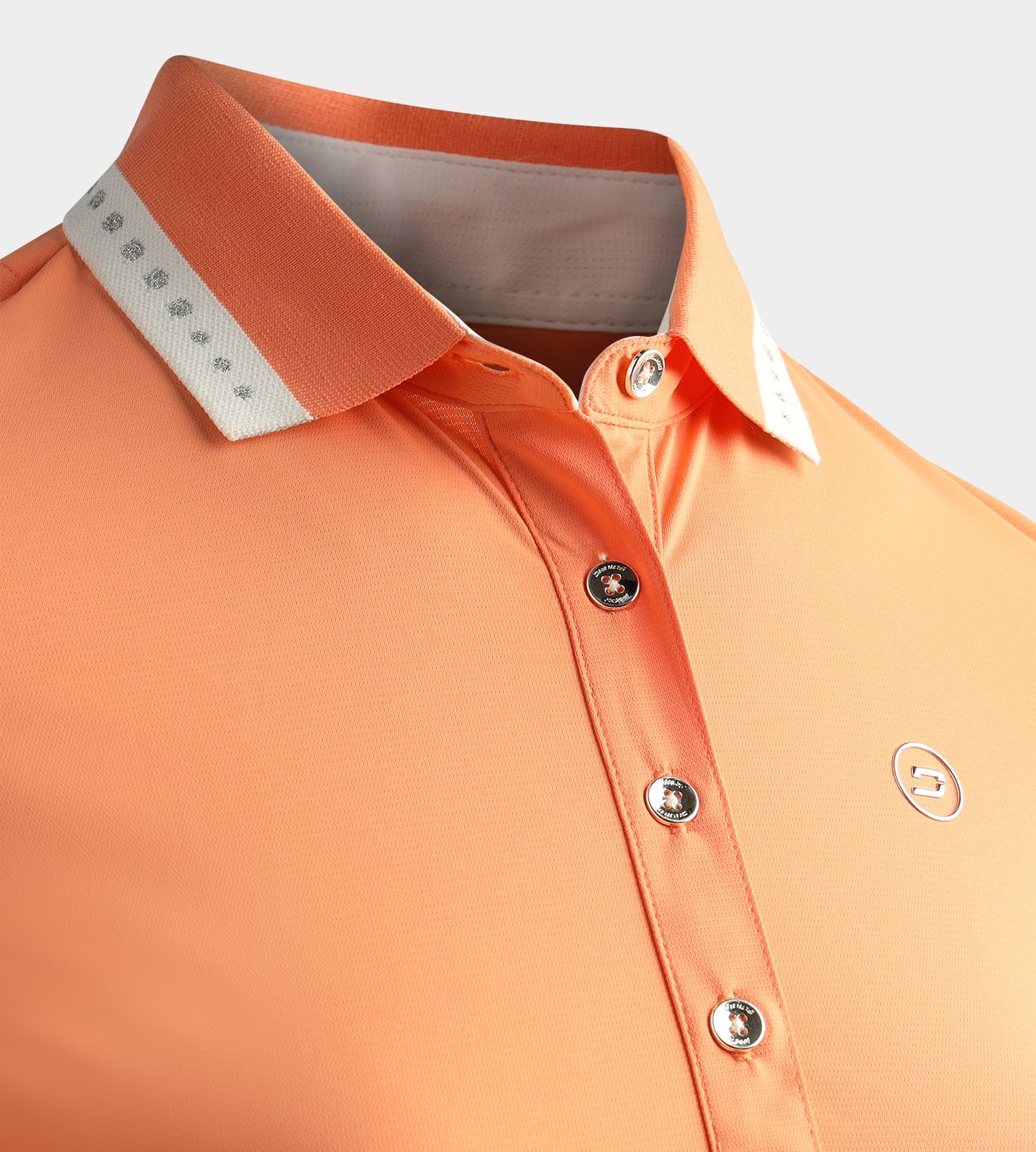 LADIES COUTURE POLO - CORAL - Image 6