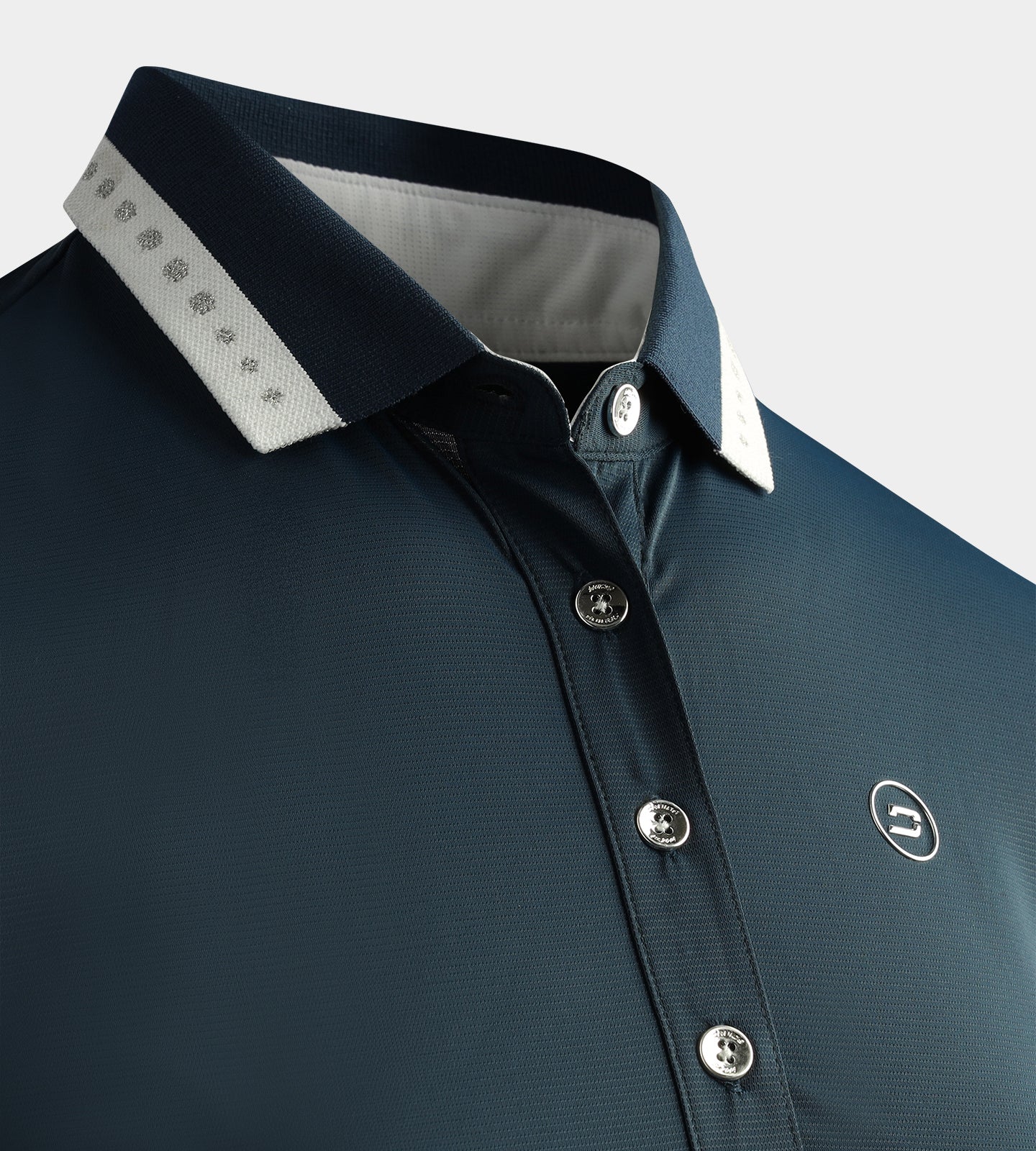 LADIES COUTURE POLO - NAVY - Image 6