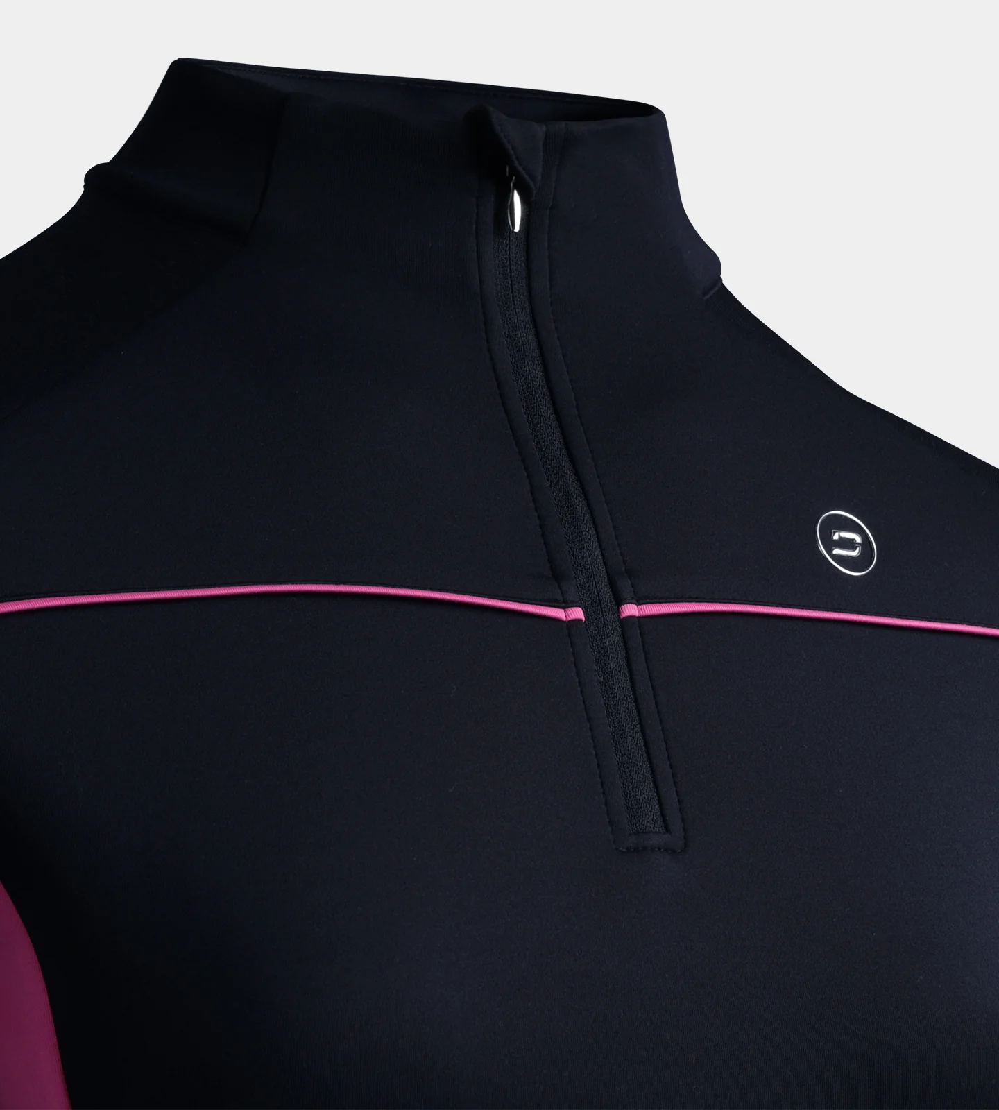 LADIES CROSS COUNTRY MIDLAYER - BLACK - Image 6
