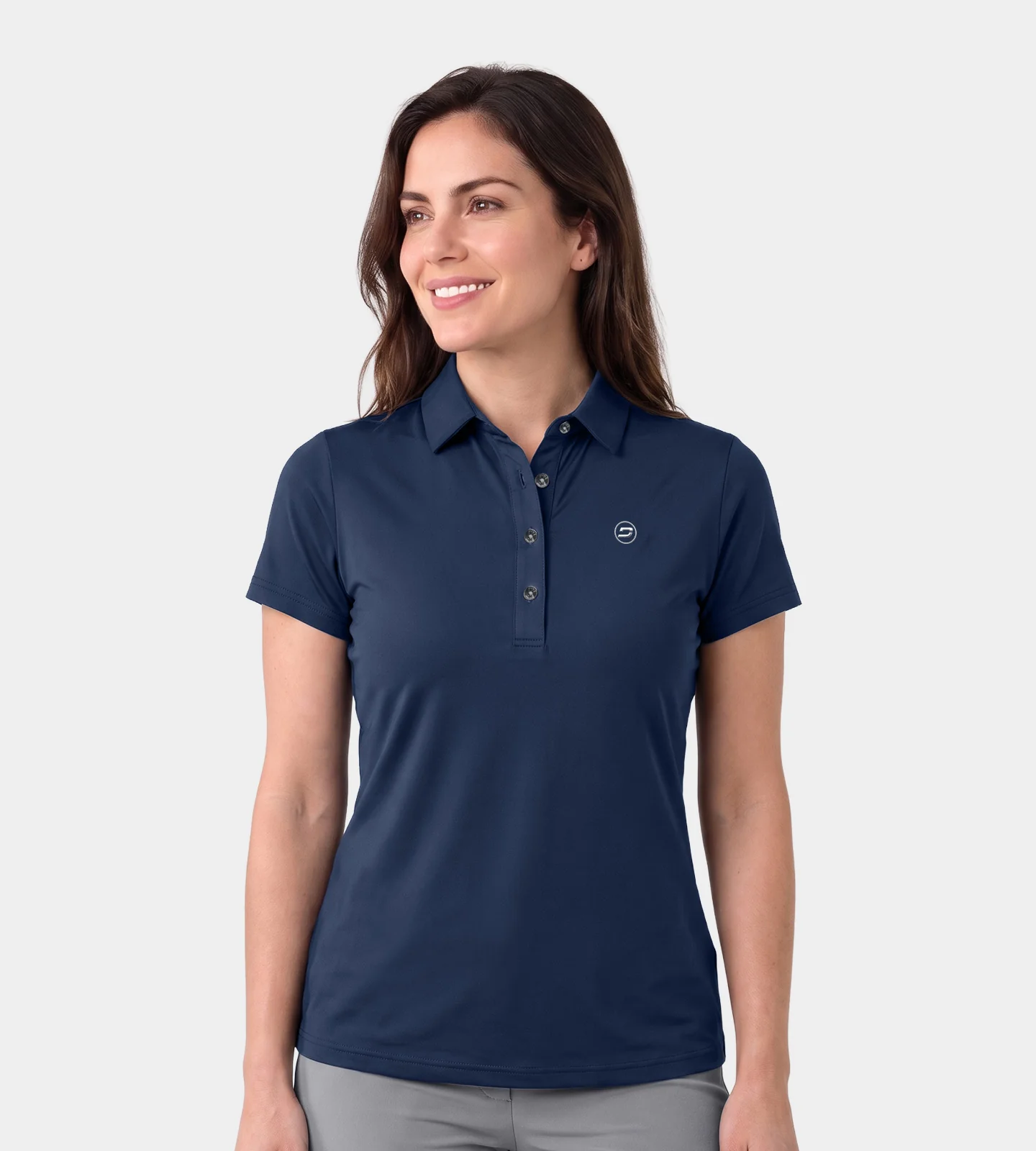 LADIES ELITE POLO - NAVY