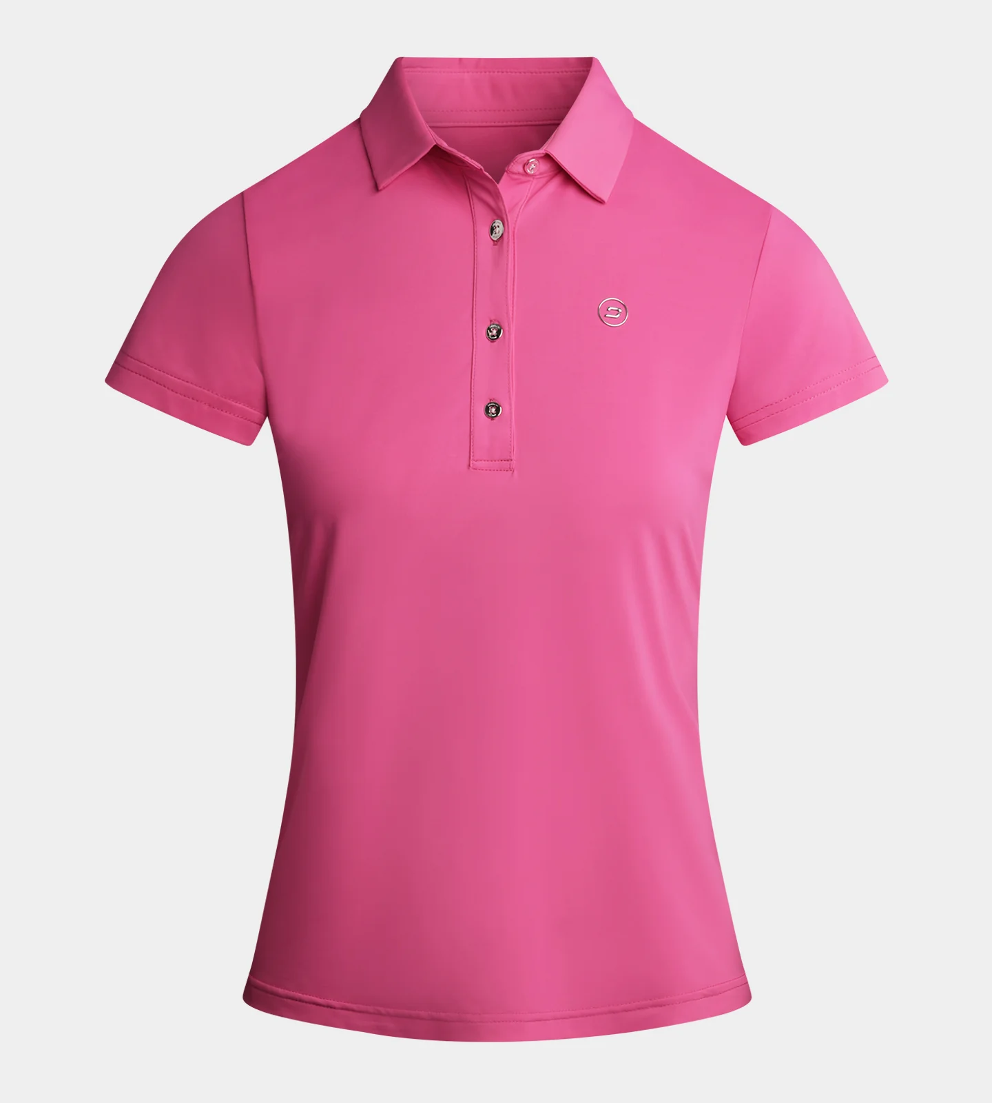 LADIES ELITE POLO - PINK - Image 3